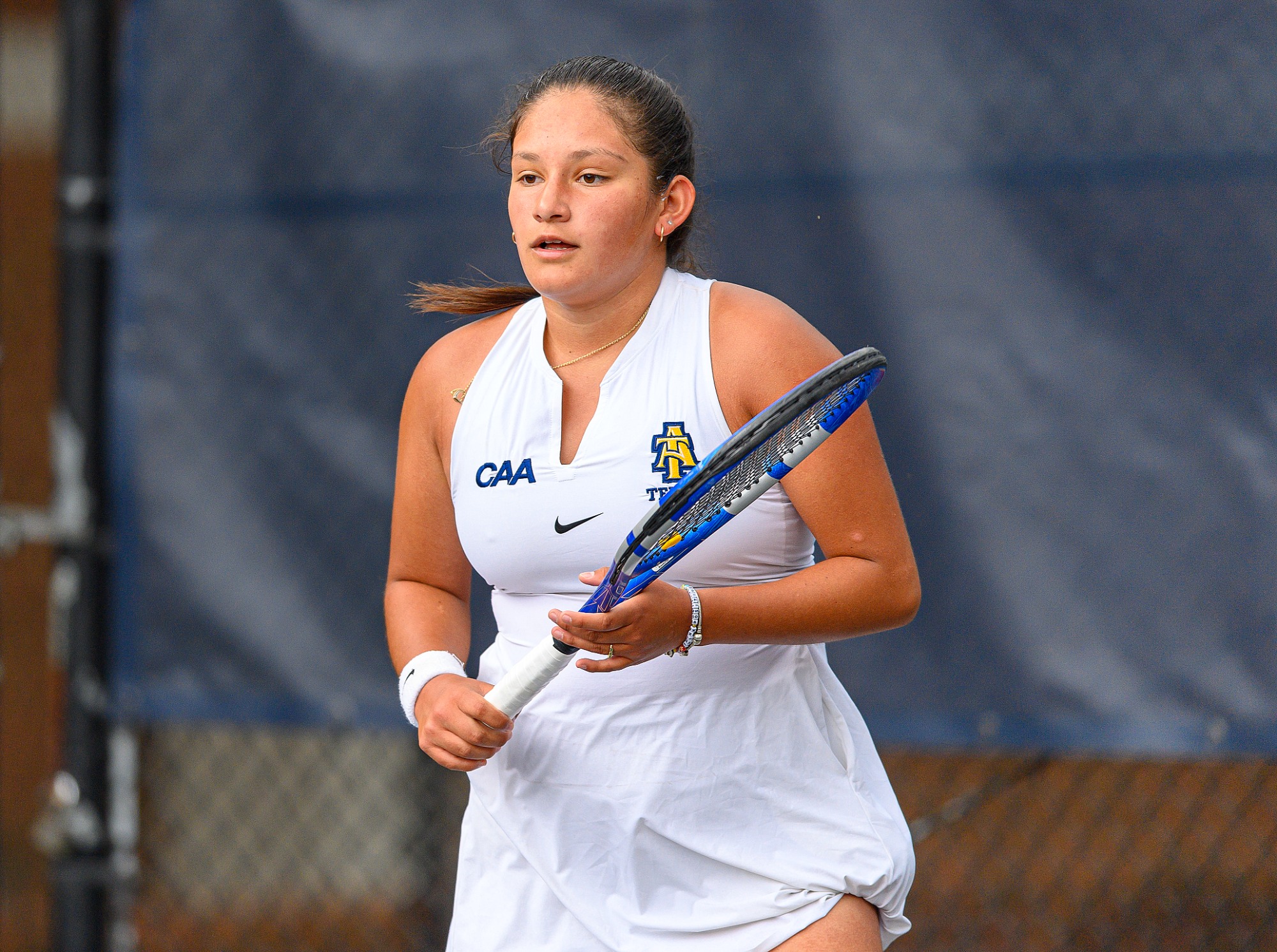 Flavia Villegas - 2025 A&T Women's Tennis at UNCG \ www.ncataggies.com - Photo by: Kevin L. Dorsey