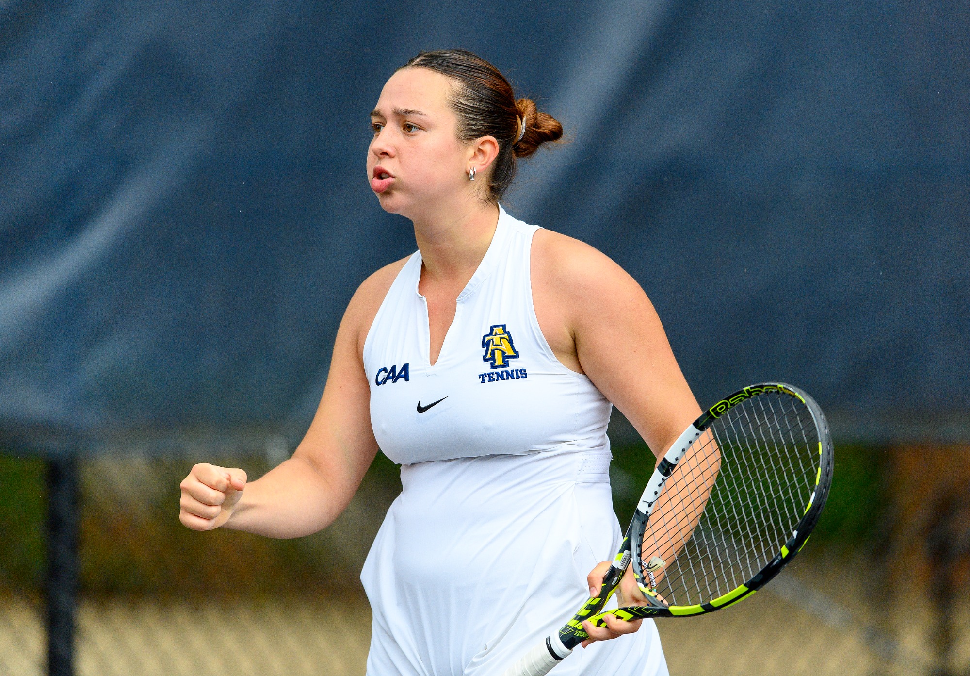 Juana Gomez Weiss - 2025 A&T Women's Tennis at UNCG \ www.ncataggies.com - Photo by: Kevin L. Dorsey
