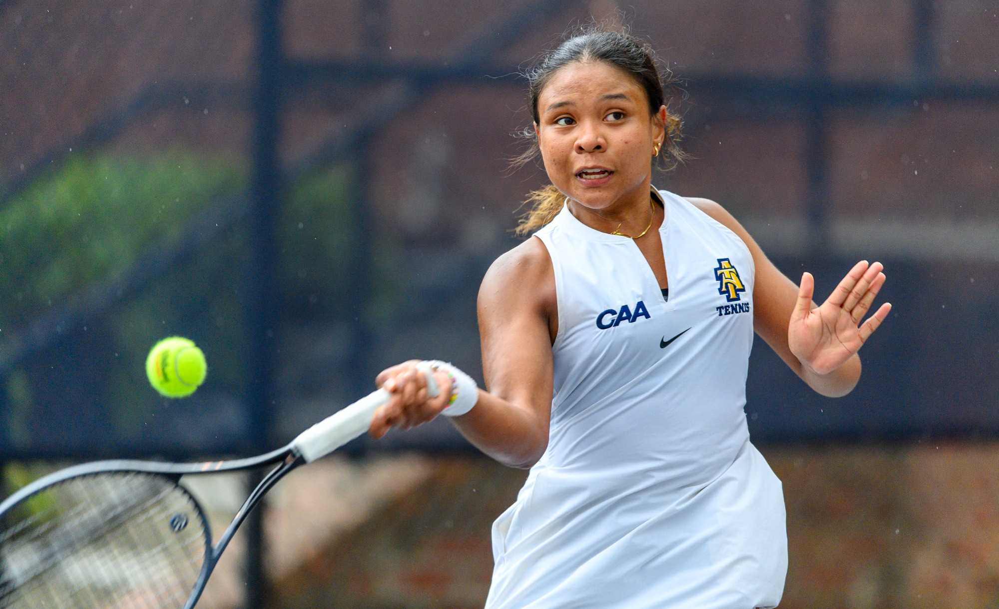 Randy Rakotoarilala - 2025 A&T Women's Tennis at UNCG \ www.ncataggies.com - Photo by: Kevin L. Dorsey