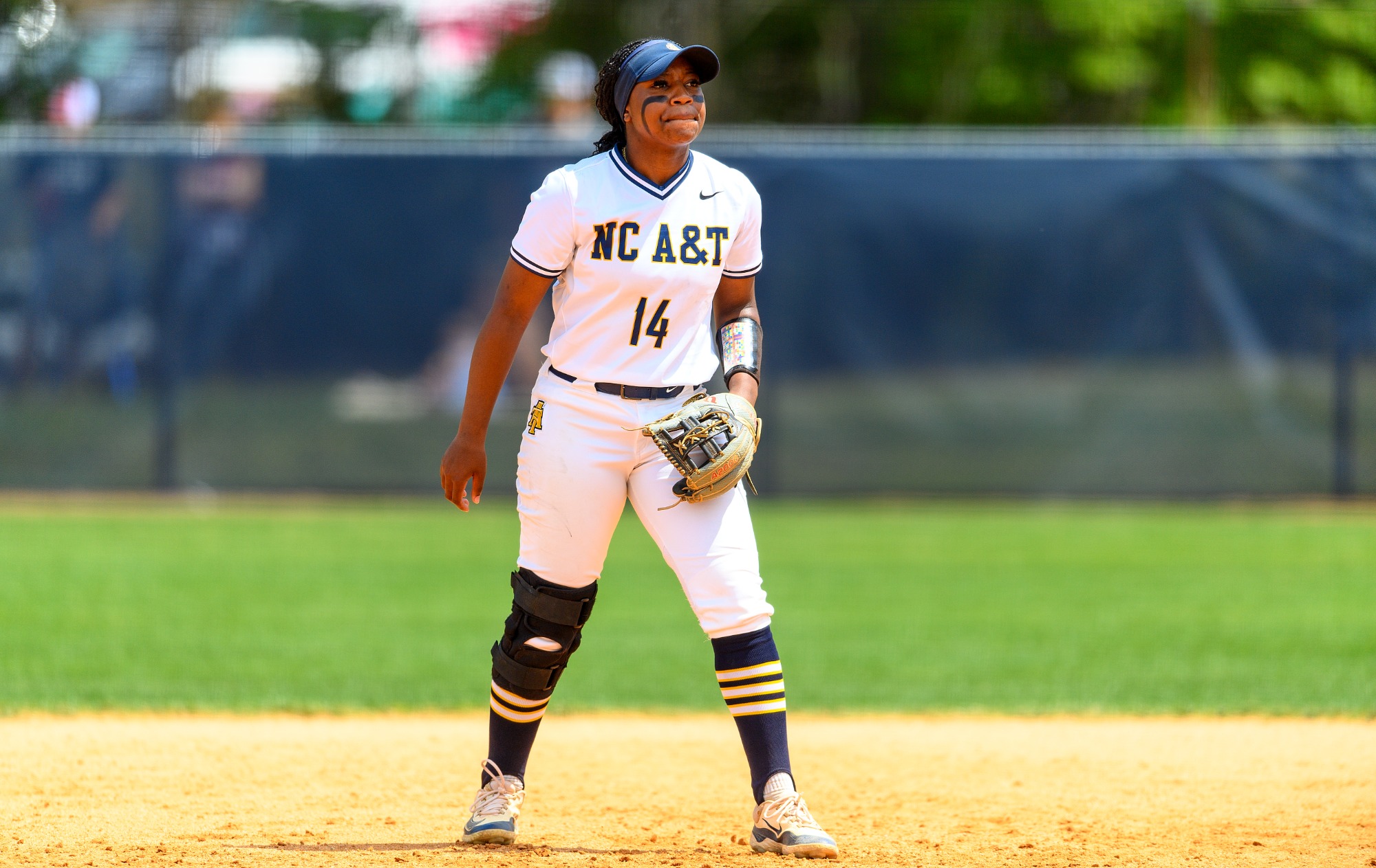 Ayanna Mears (14) - 2025 A&T Softball vs Elon \ www.ncataggies.com - Photo by: Kevin L. Dorsey