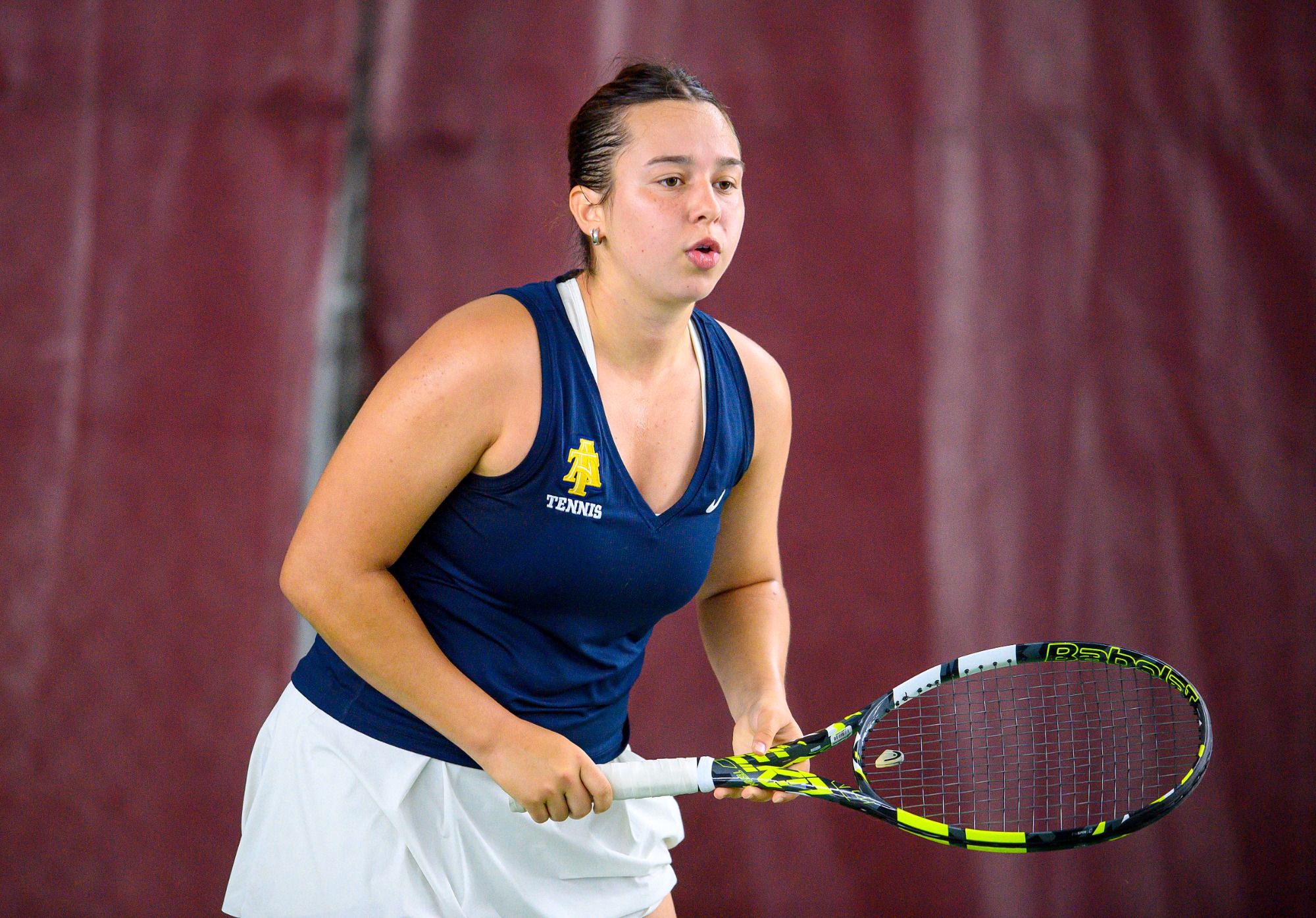Juana Gomez Weiss - 2025 A&T Women's Tennis vs College of Charleston \ www.ncataggies.com - Photo by: Kevin L. Dorsey