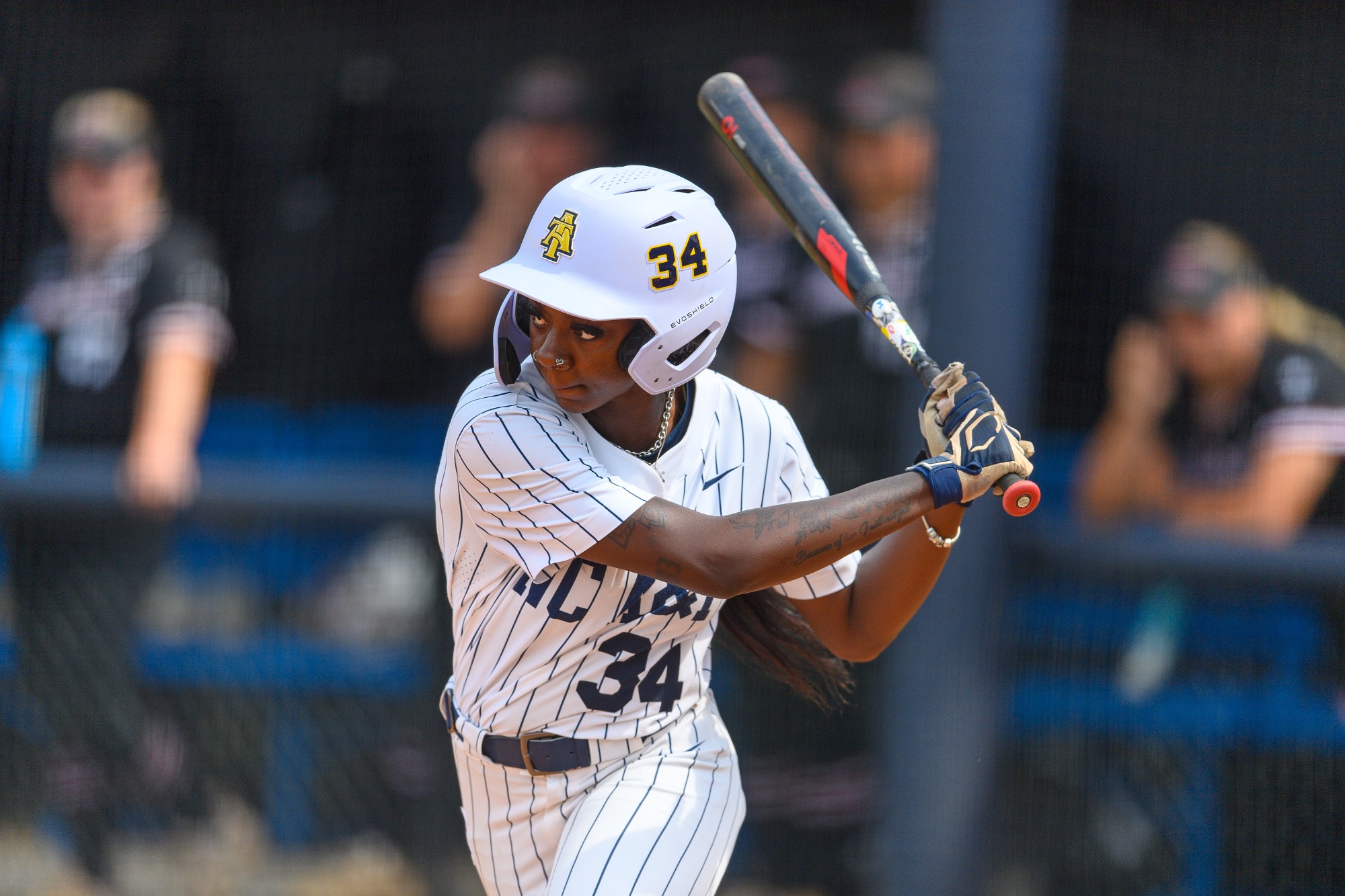 Destiny Sims (34) - 2025 A&T Softball vs Charleston \ www.ncataggies.com - Photo by: Kevin L. Dorsey