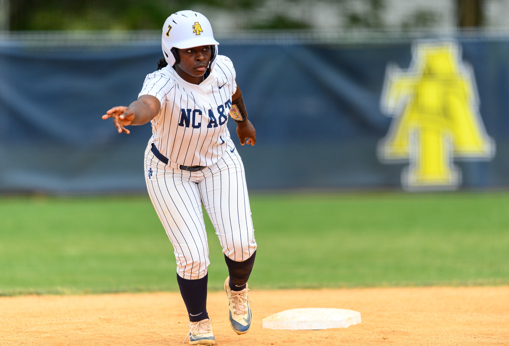 Trinity Glover (7) - 2025 A&T Softball vs Charleston \ www.ncataggies.com - Photo by: Kevin L. Dorsey