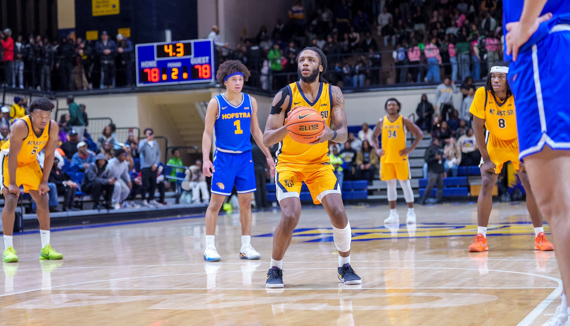 Trent Middleton Jr. (1) - 2025-26 A&T Men's Basketball vs Hofstra \ www.ncataggies.com - Photo by: Kevin L. Dorsey
