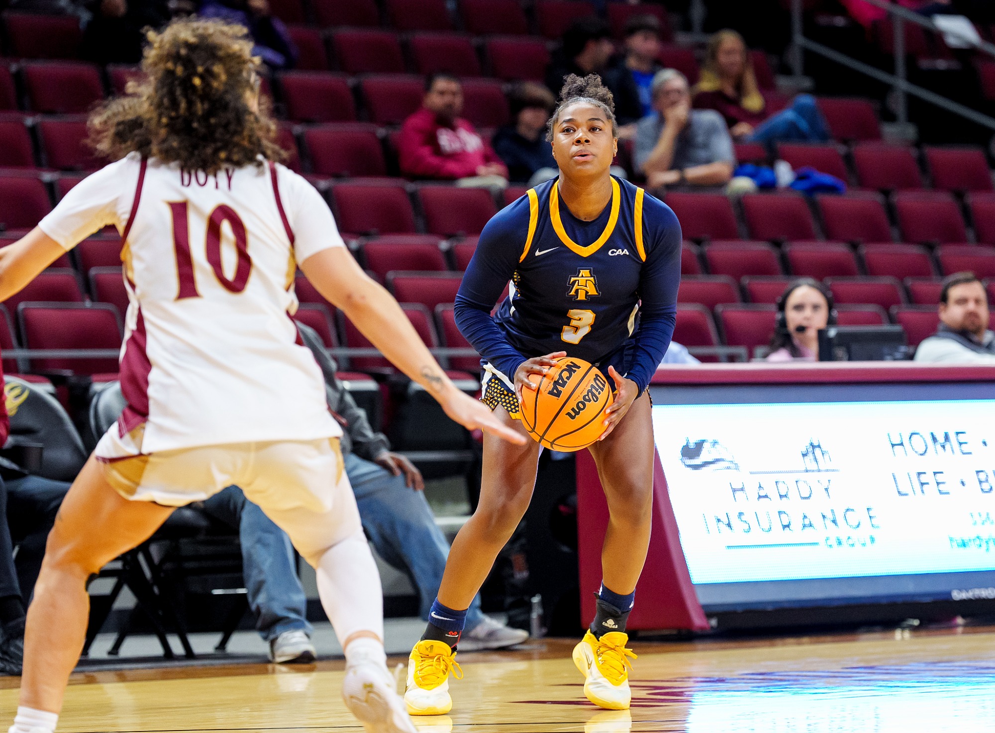 Crystal Hardy (3) - 2025-26 A&T Women's Basketball at Elon \ www.ncataggies.com - Photo by: Kevin L. Dorsey