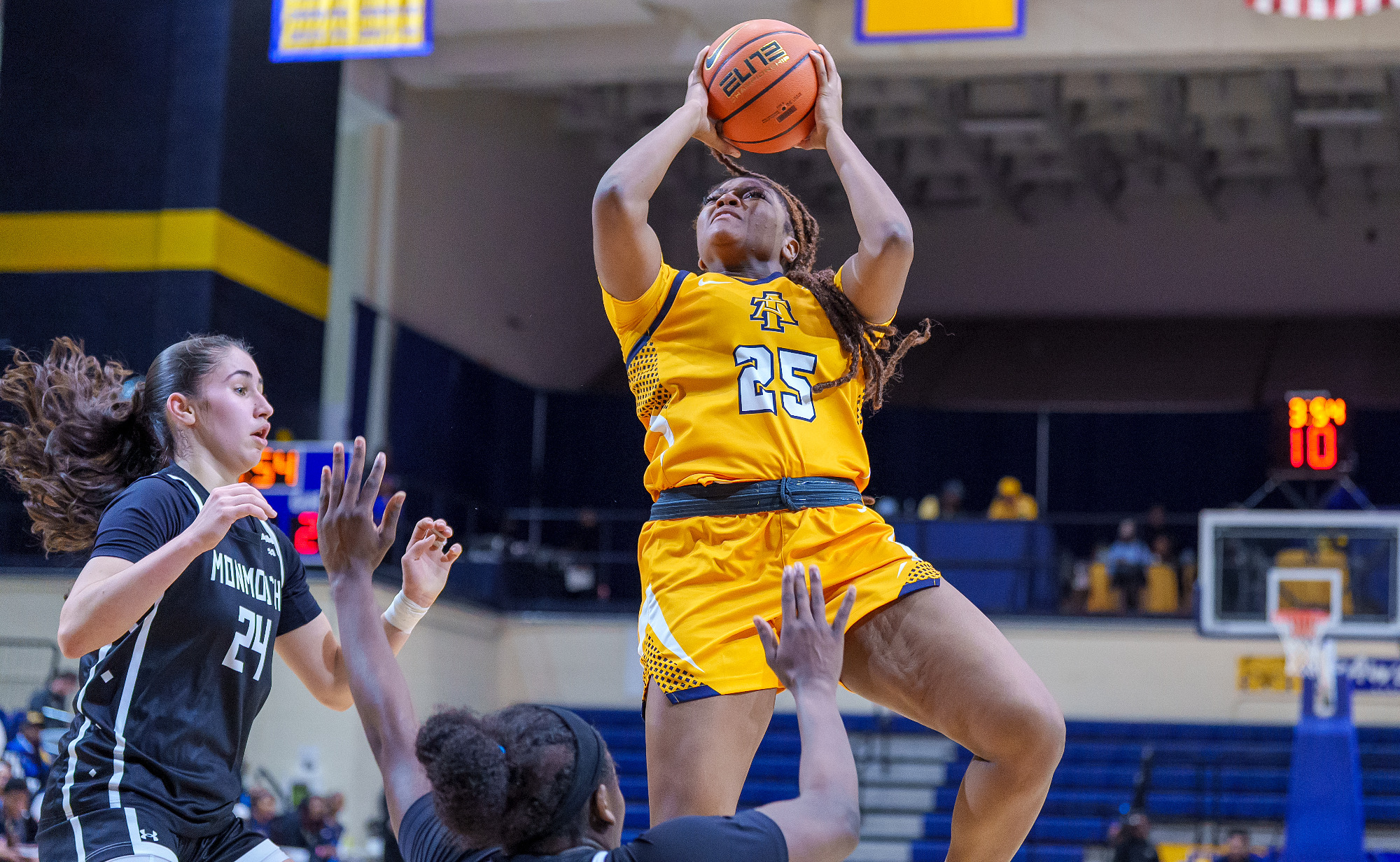 Paris Locke (25) - 2025-26 A&T Women's Basketball vs Monmouth University \ www.ncataggies.com - Photo by: Kevin L. Dorsey