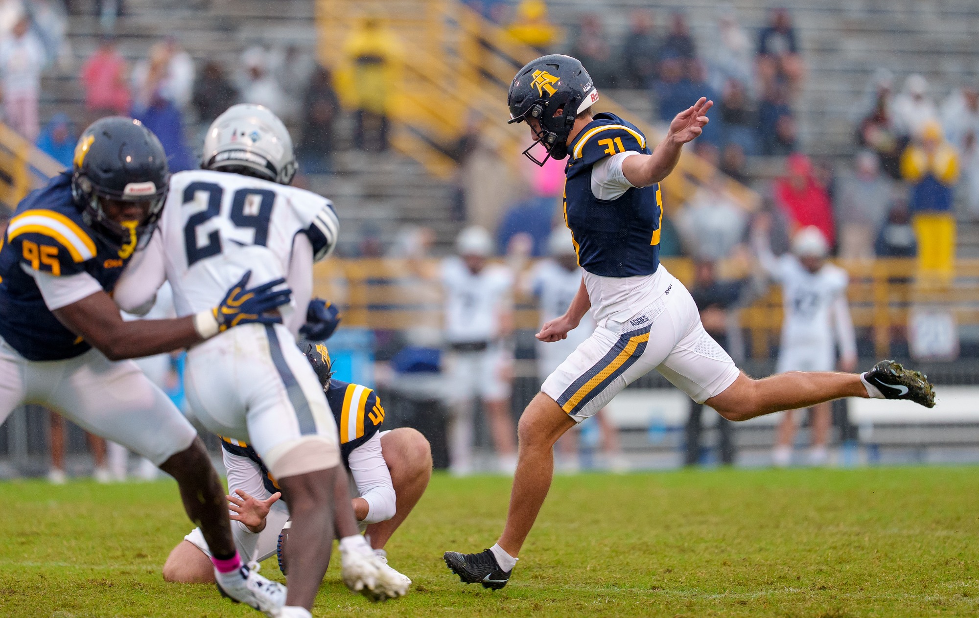Asher Holland (31) - 2026 A&T Football vs University of New Hampshire \ www.ncataggies.com - Photo by: Kevin L. Dorsey