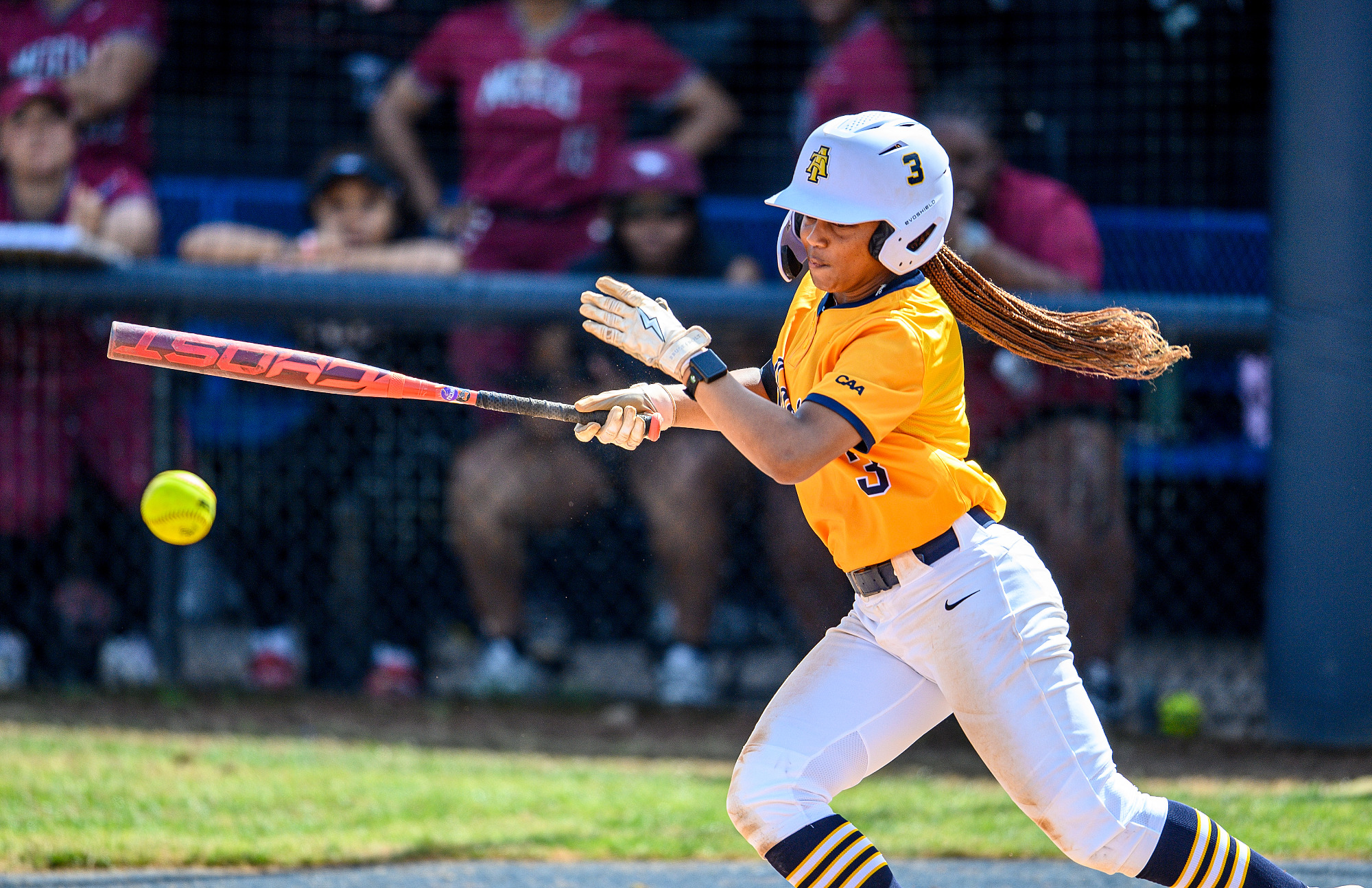 Aniya Merritt (3) - 2026 A&T Softball vs NC Central \ www.ncataggies.com - Photo by: Kevin L. Dorsey