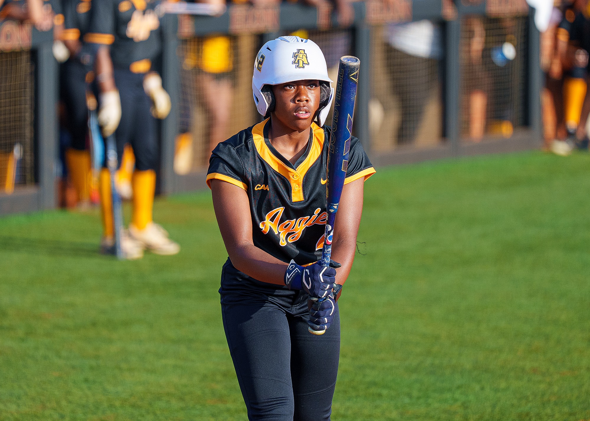 Tyra Robinson (42) - 2026 A&T Softball at Elon \ www.ncataggies.com - Photo by: Kevin L. Dorsey