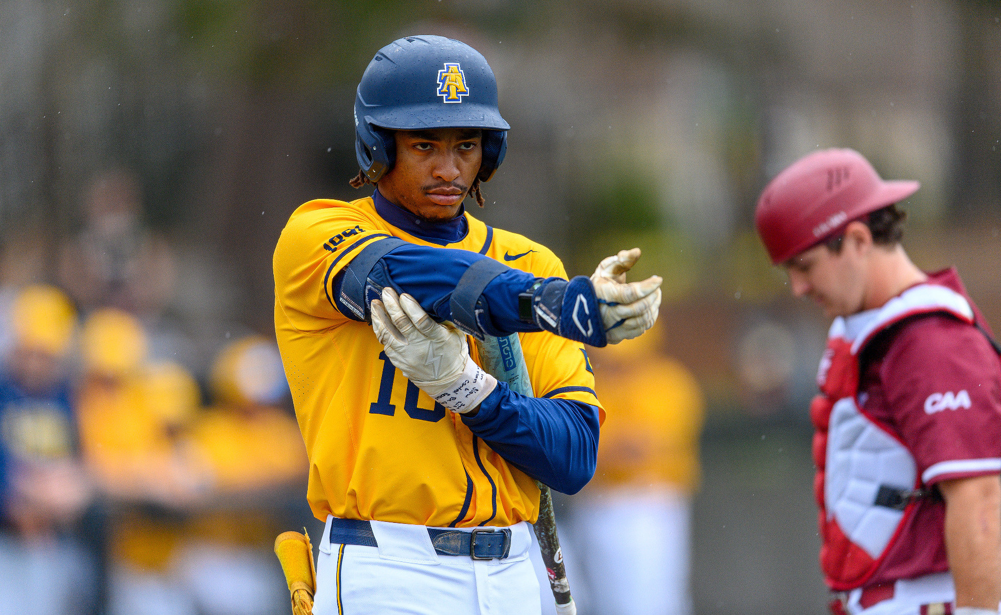 Savoi Edwards (10) - 2026 A&T Baseball at Elon (Game 3) \ www.ncataggies.com - Photo by: Kevin L. Dorsey
