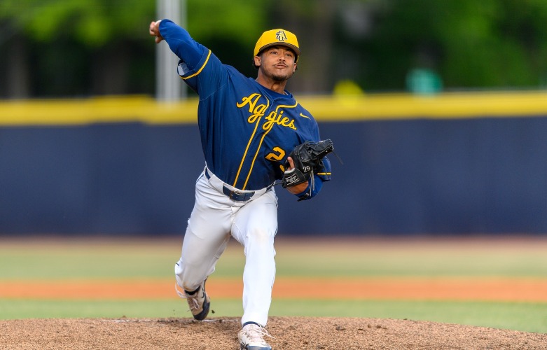 Jacob Fields (29) - 2026 A&T Baseball vs Asheville \ www.ncataggies.com - Photo by: Kevin L. Dorsey
