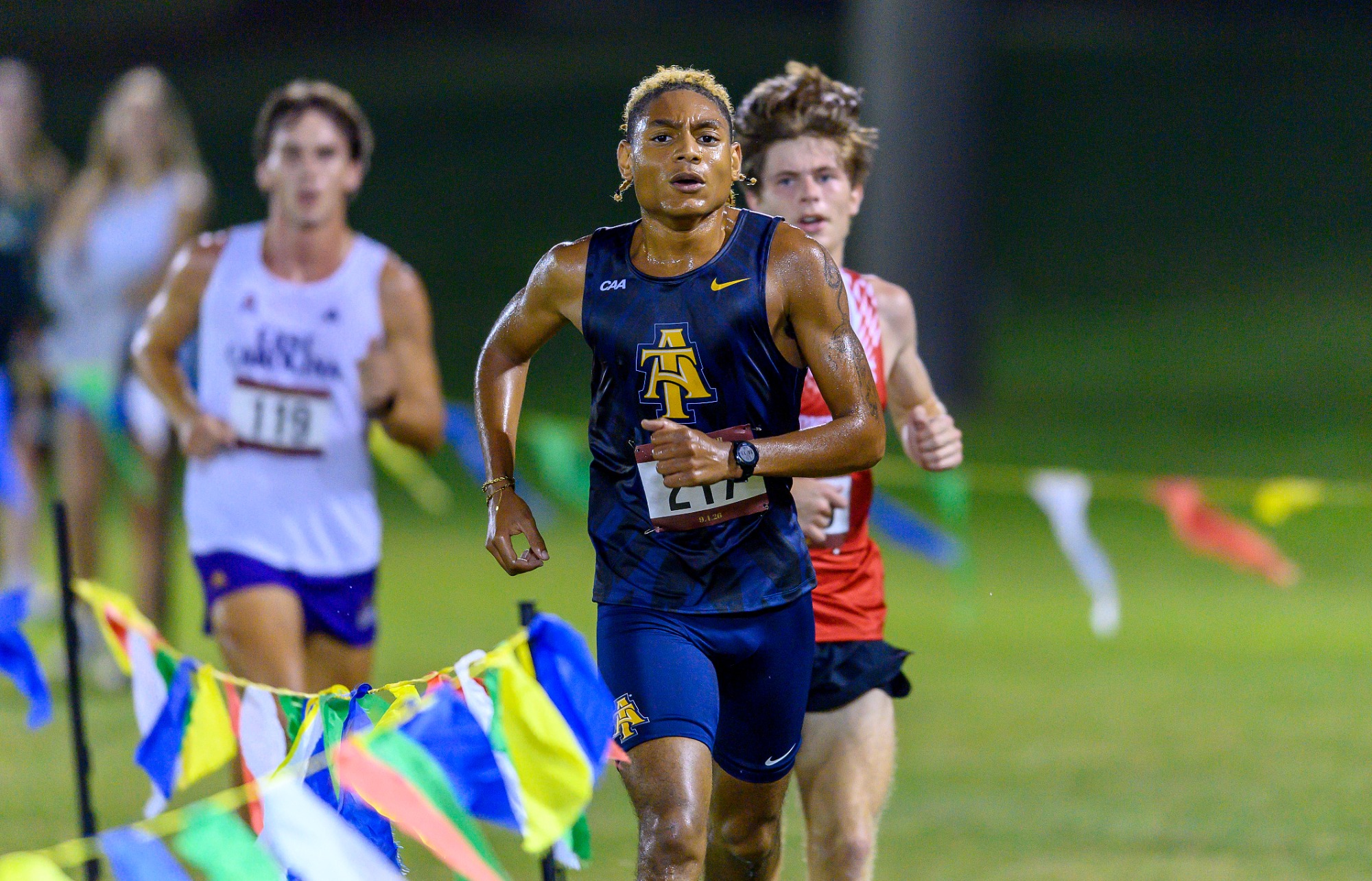 Demonte Peterson - 2026 A&T Cross Country at Elon Meet \ www.ncataggies.com - Photo by: Kevin L. Dorsey