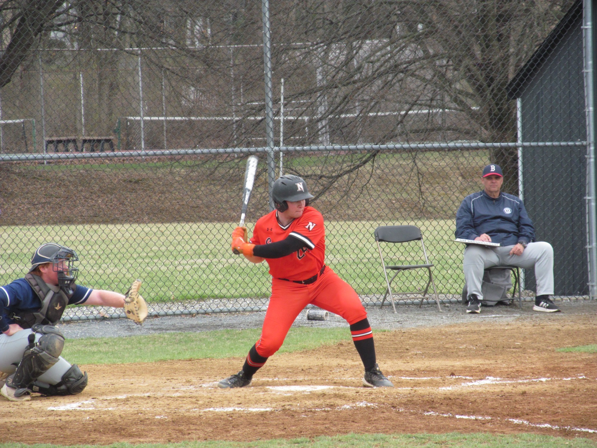 Stoner at bat orange