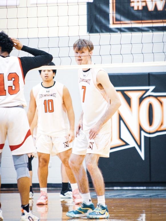 Spencer Parker at the net 