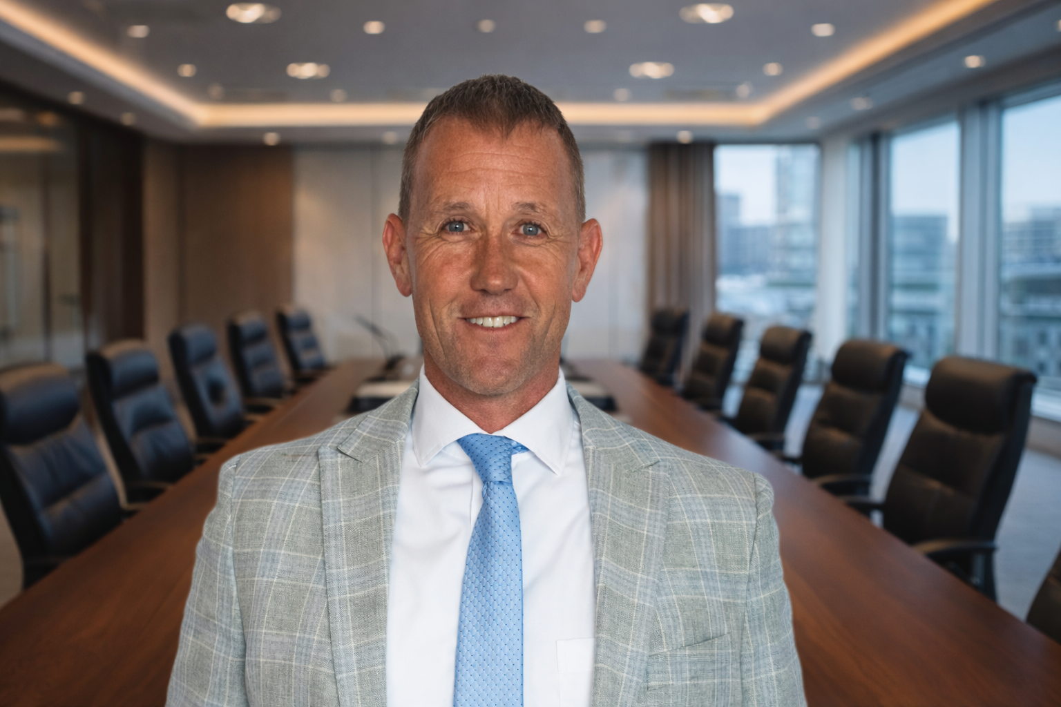 Troy Tucker in Board Room
