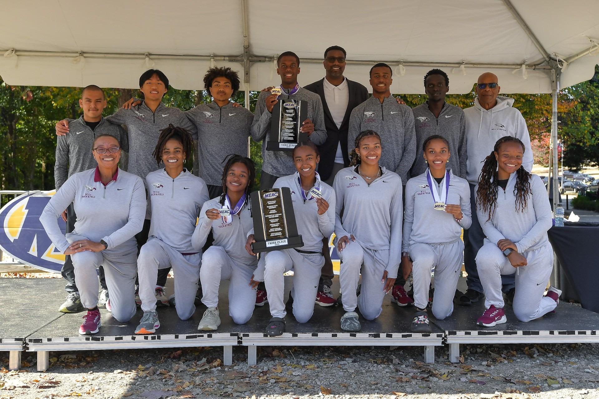 NCCU Team Photo MEAC 3rd Place 2025