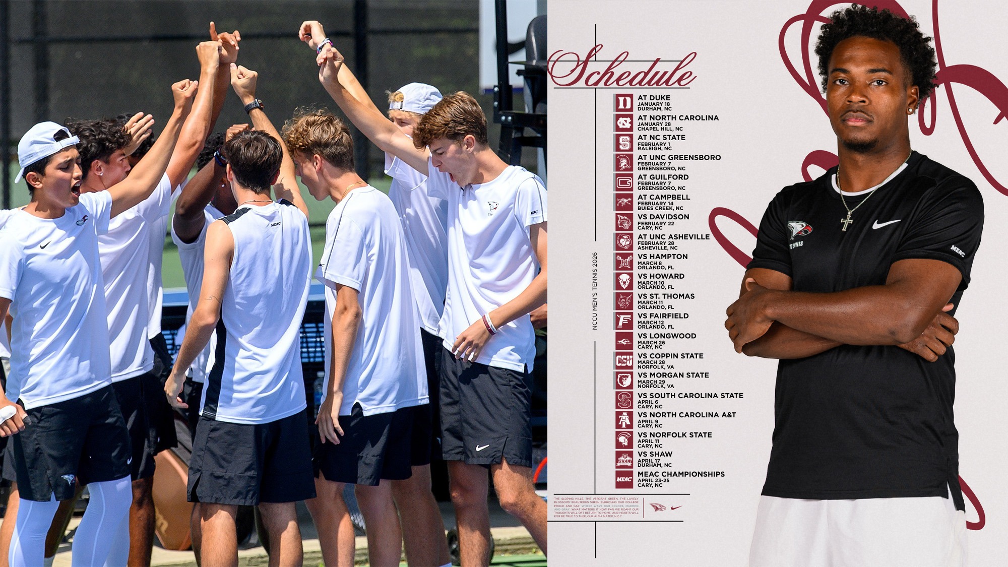 Men's Tennis Spring 2026 Schedule