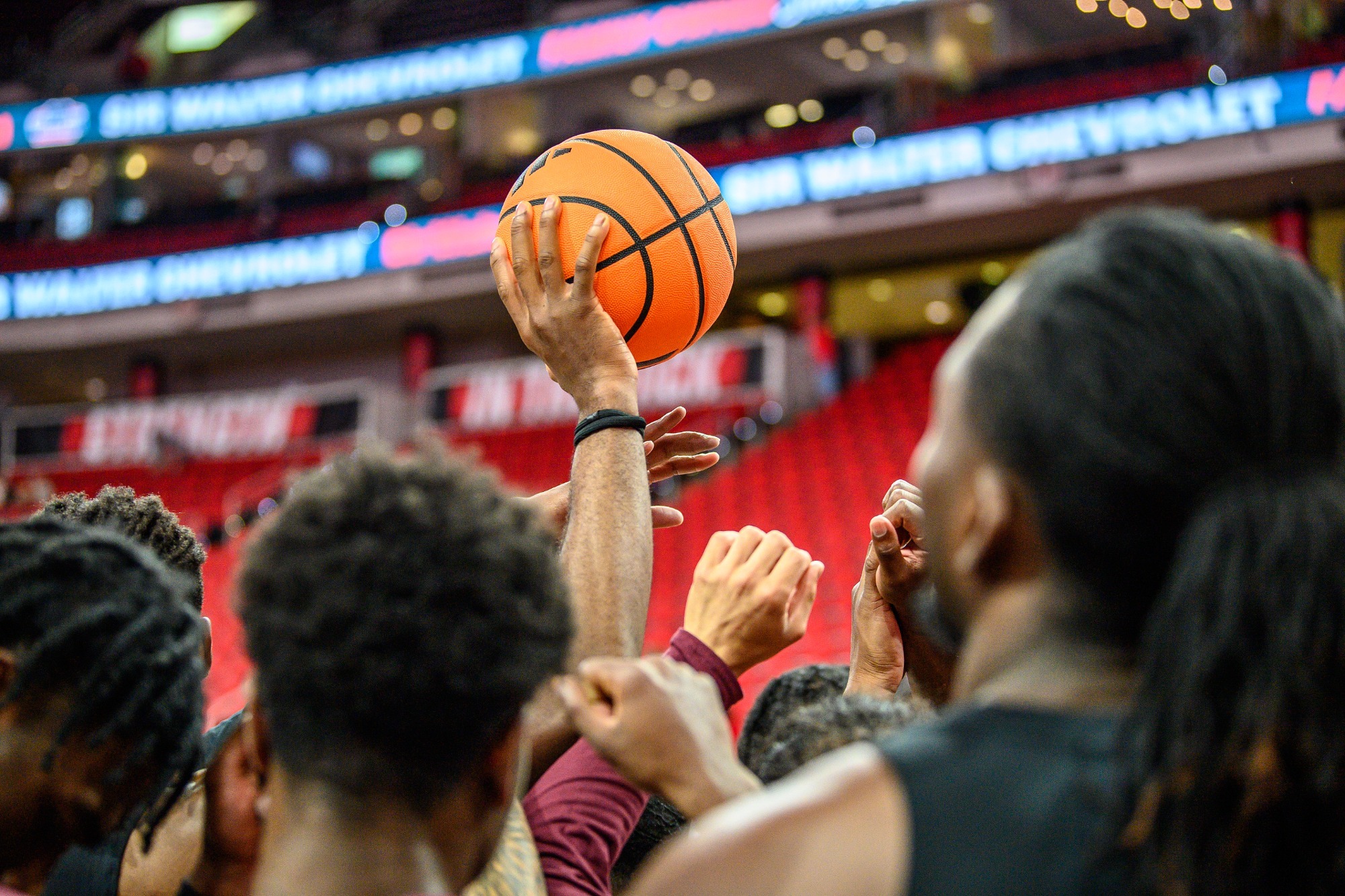 2025-26 NC Central Men's Basketball at NC State \ www.nccueaglepride.com - Photo by: Kevin L. Dorsey