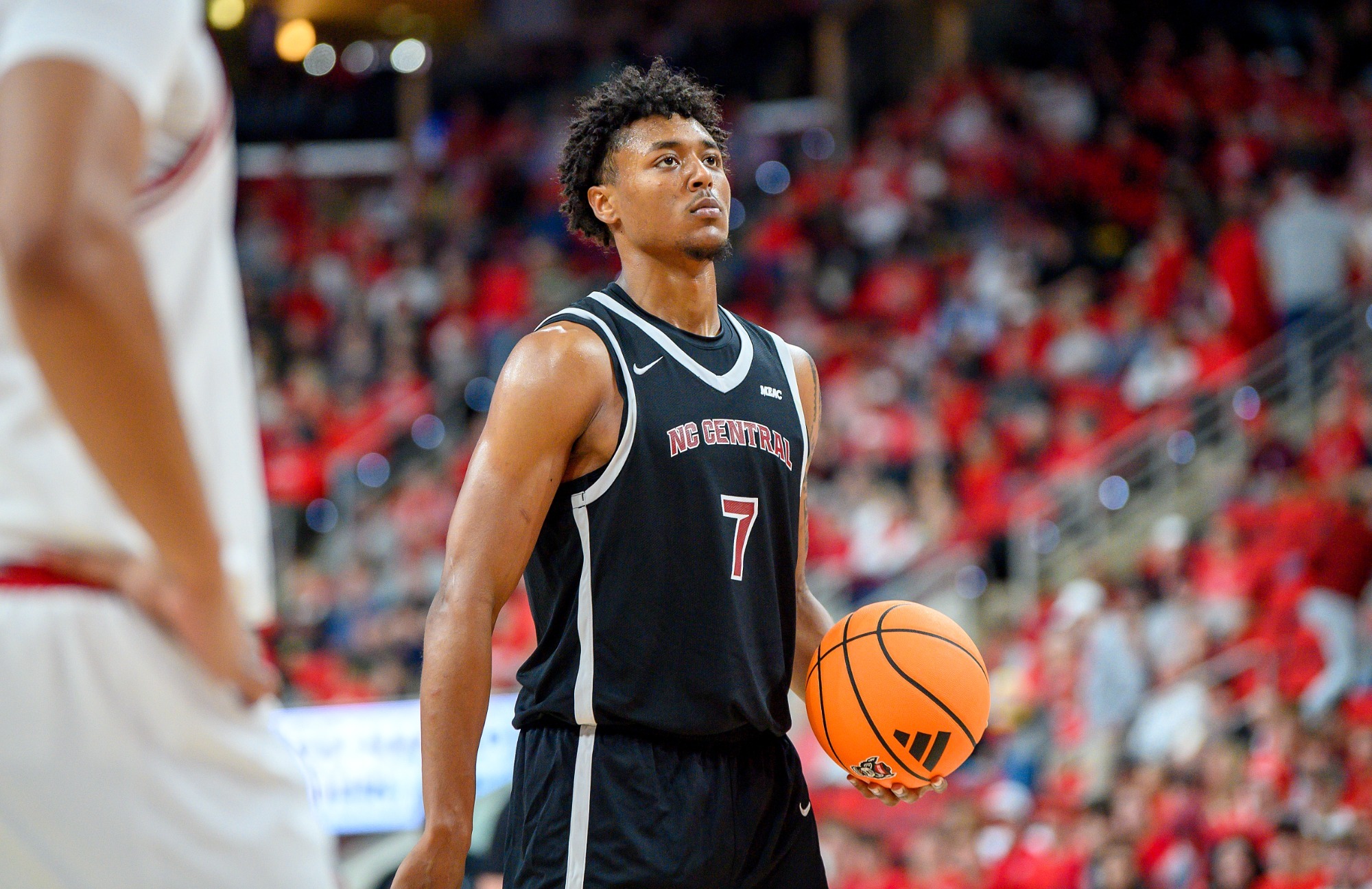 2025-26 NC Central Men's Basketball at NC State \ www.nccueaglepride.com - Photo by: Kevin L. Dorsey