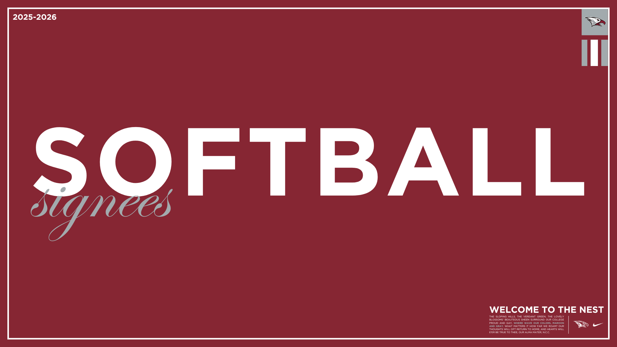 Softball Signee Graphic