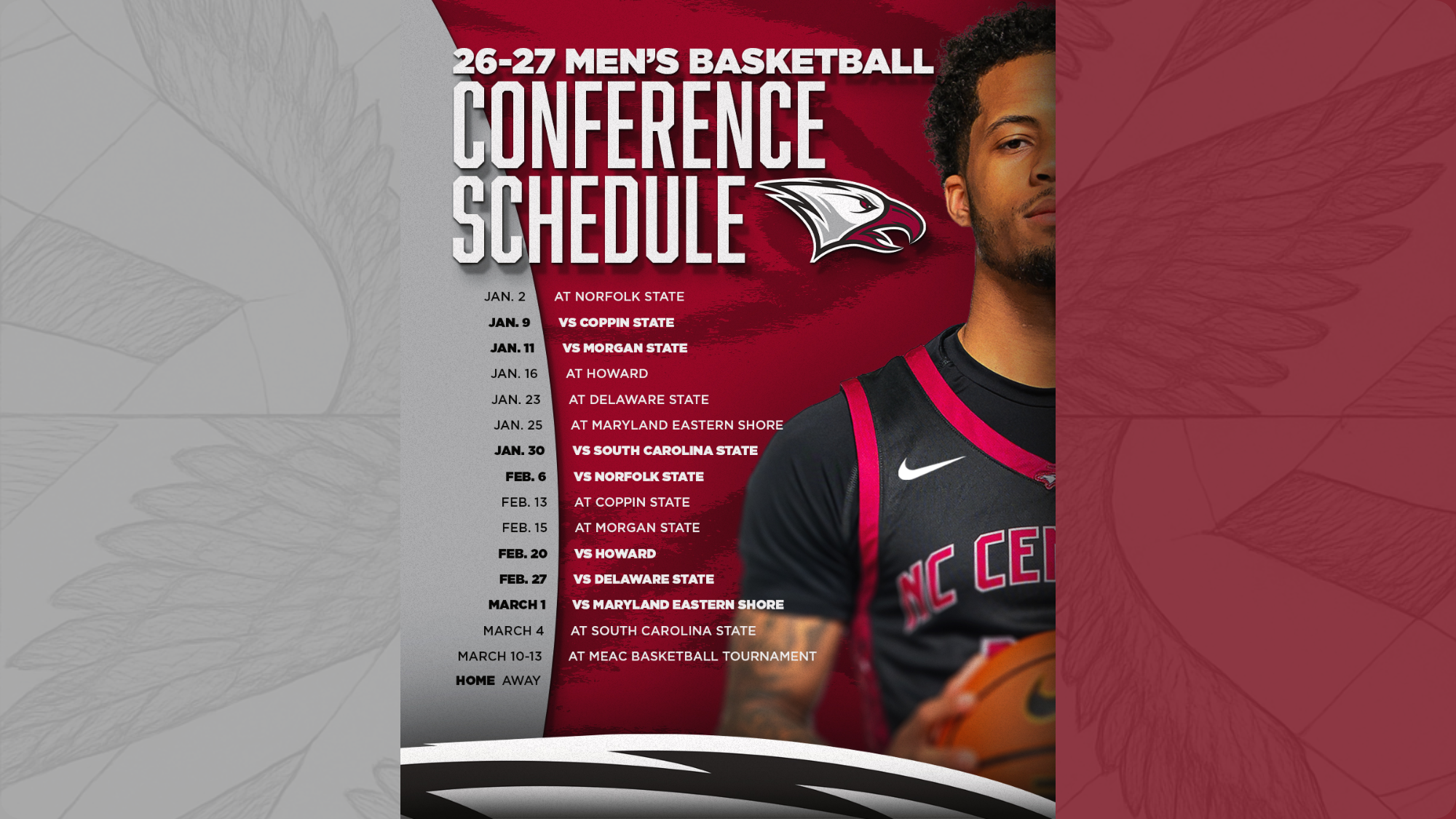 MBB MEAC Schedule 2026-27