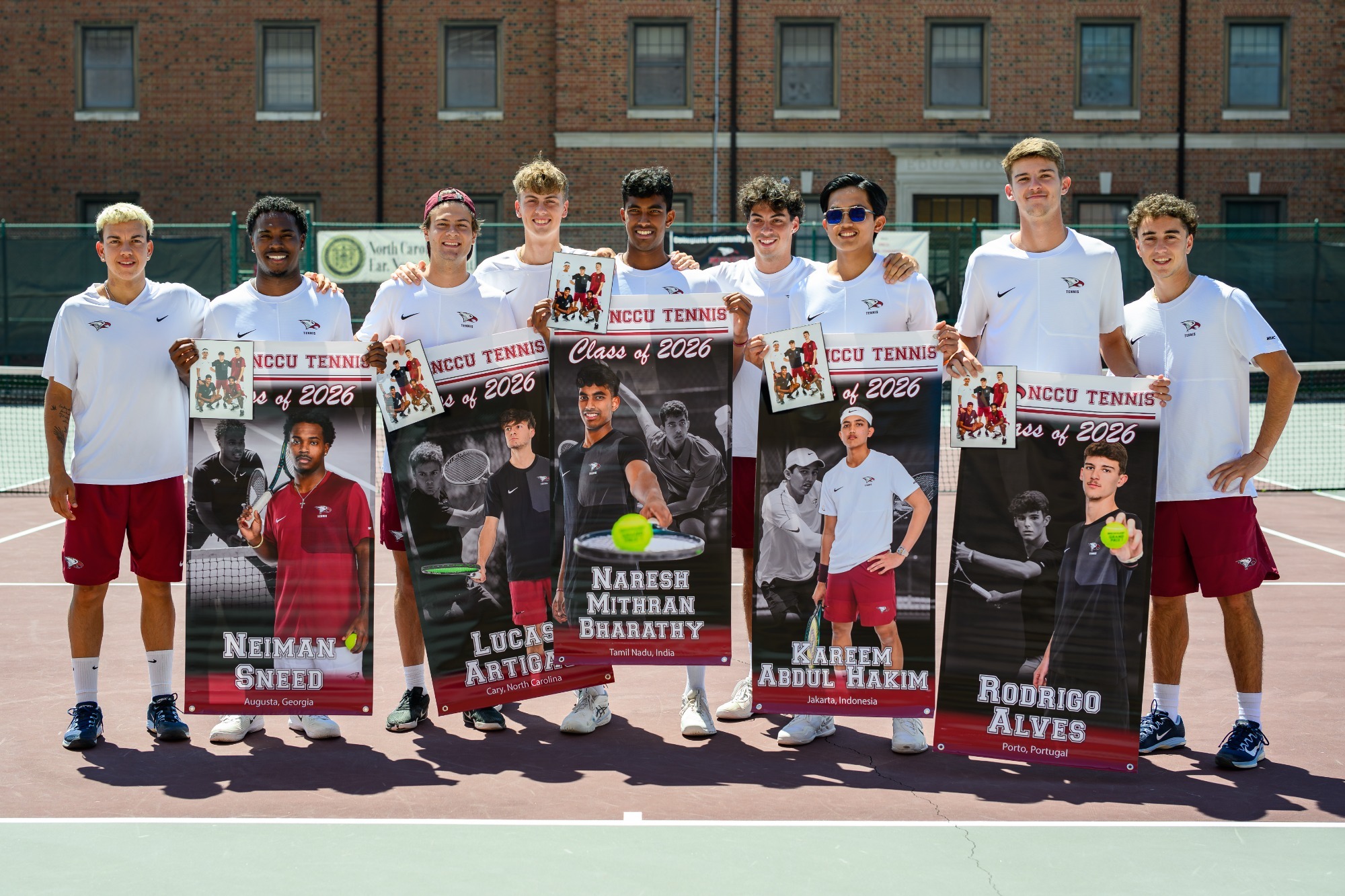 NCCU Men's Tennis Senior Day 2026