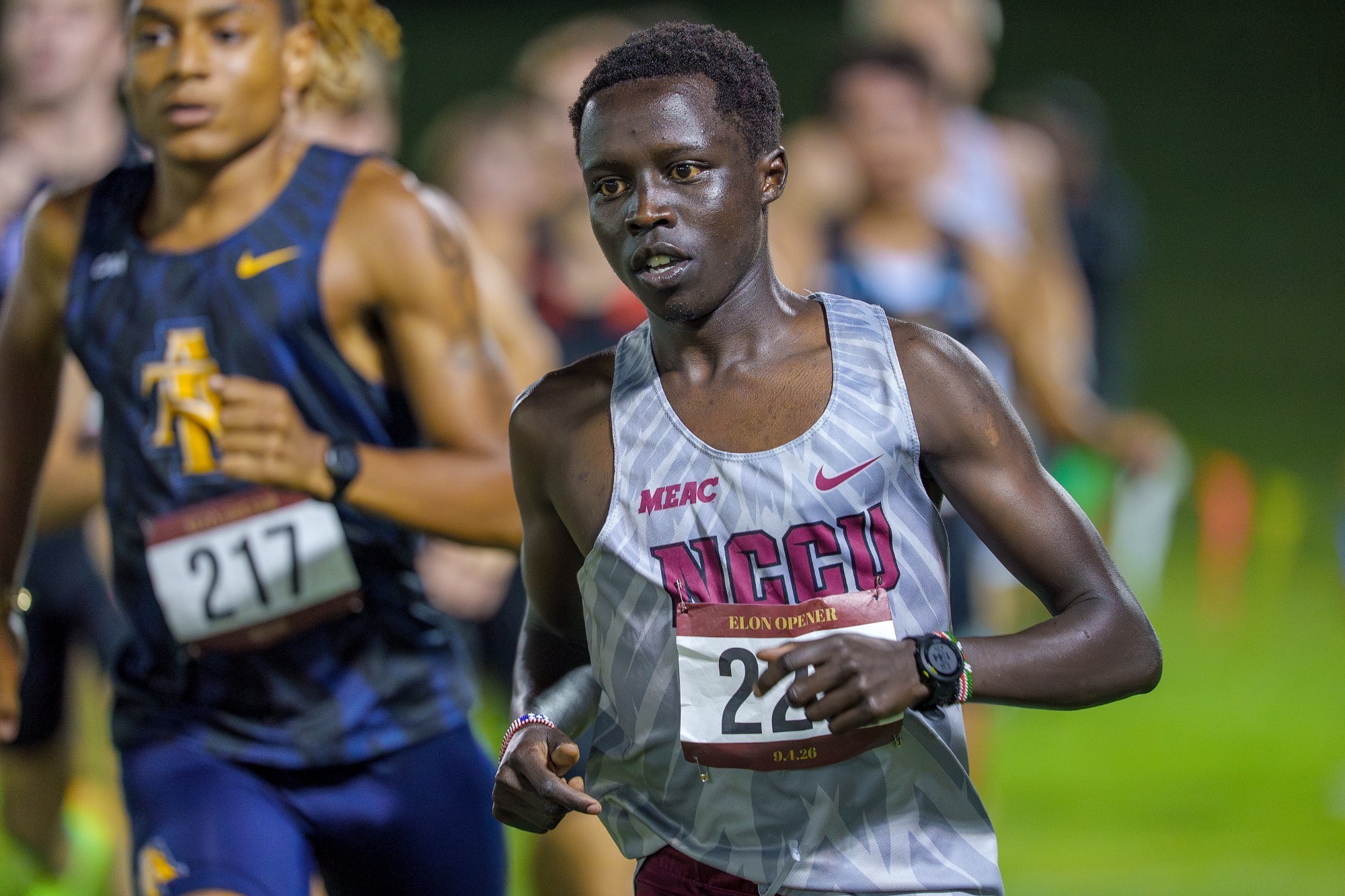 Aaron Alukunyang at Elon Opener