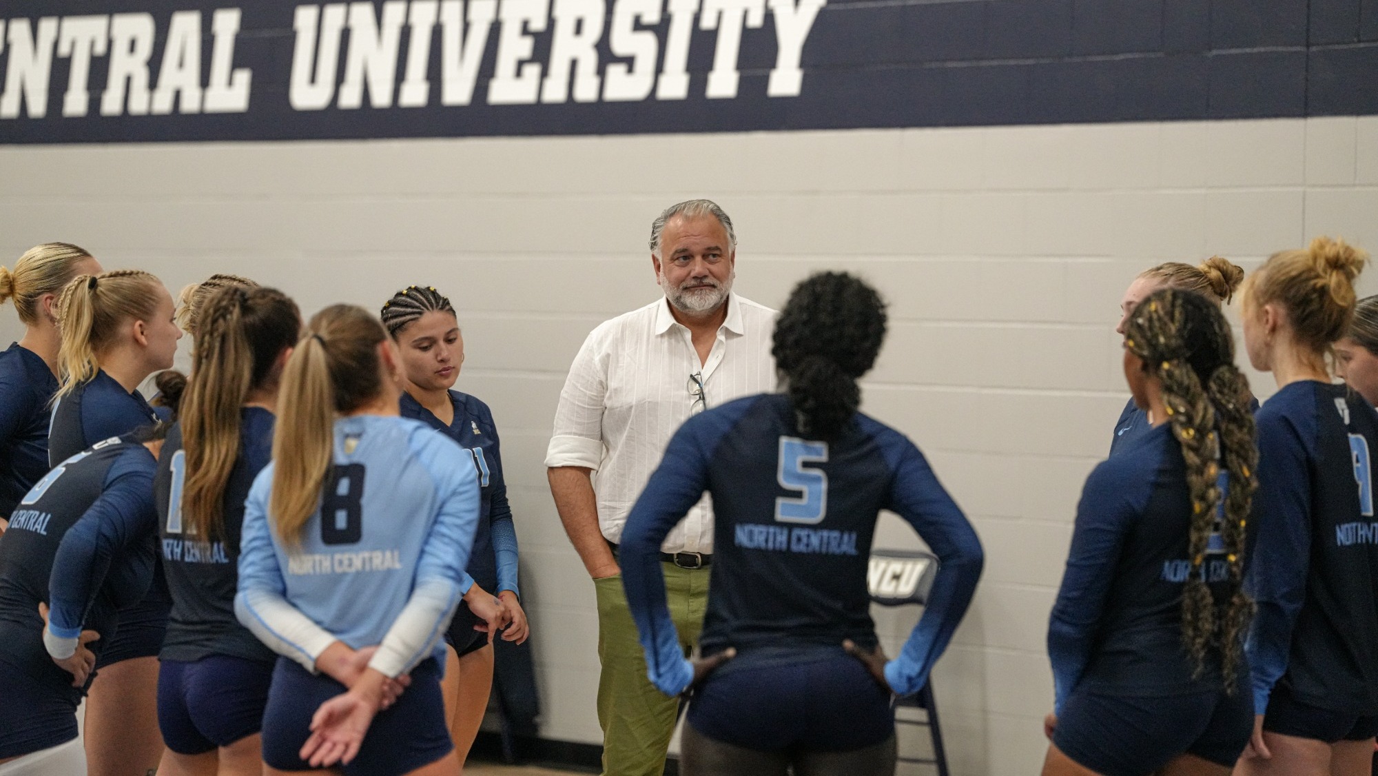 Team huddle