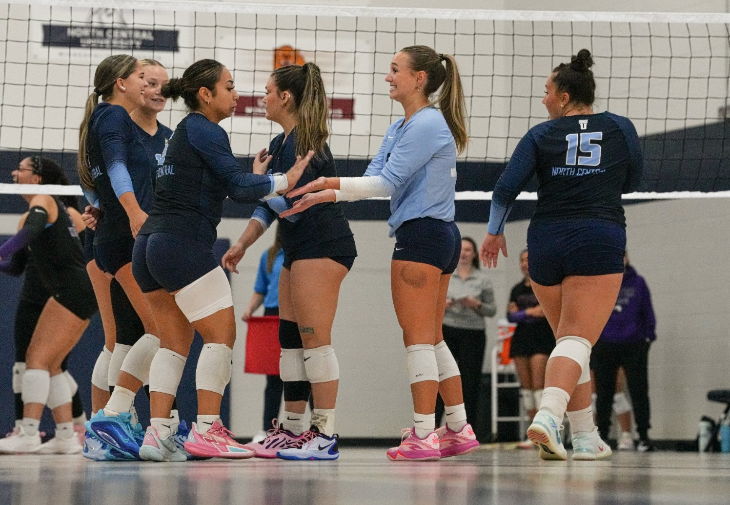 Volleyball Action Shot