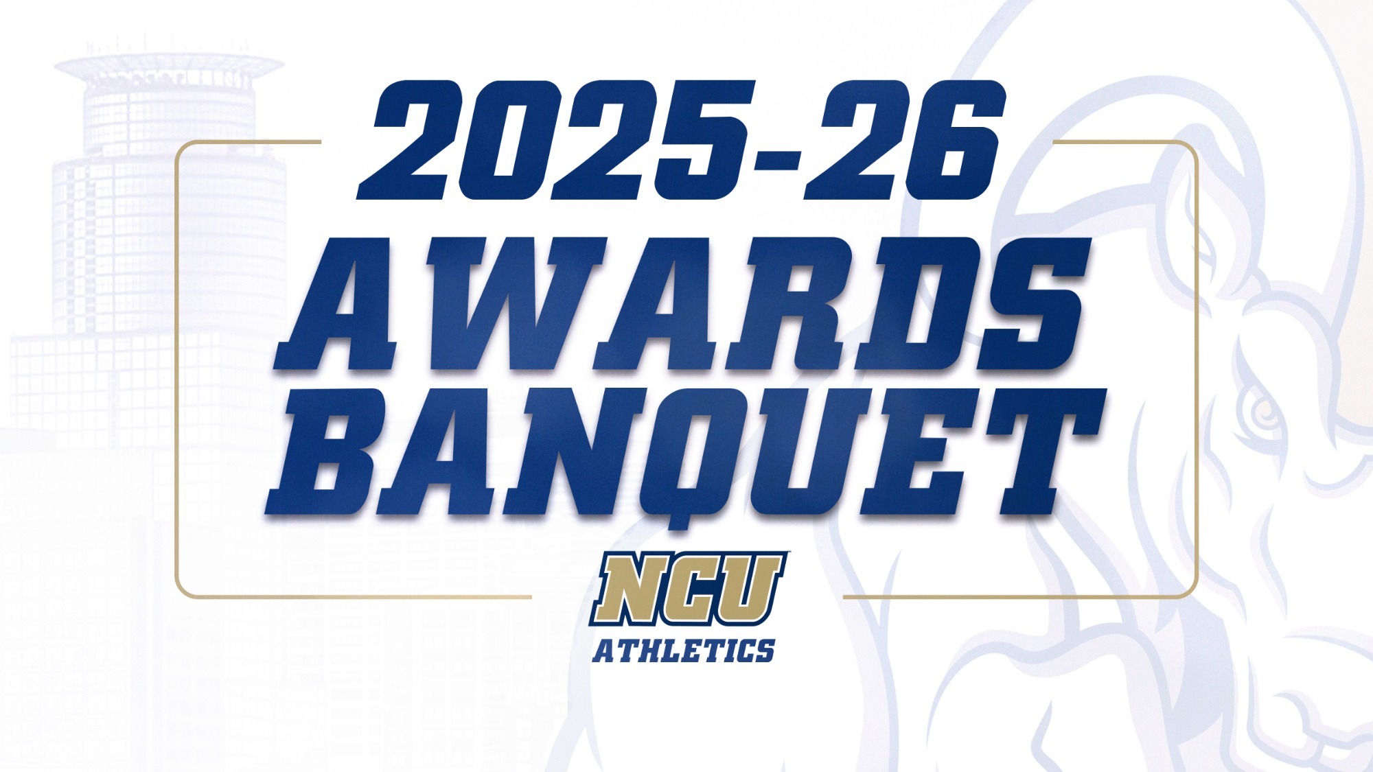 2025-26 Athletics Award Banquet Cover - White