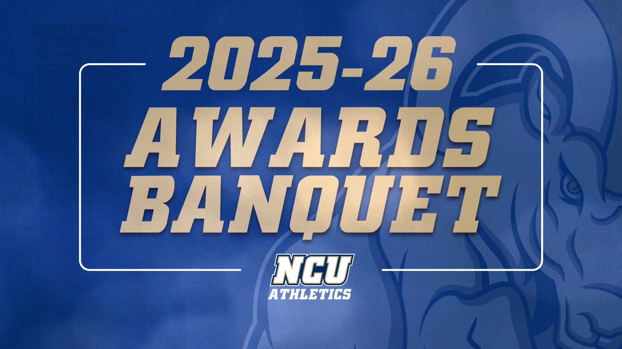2025-26 Athletics Award Banquet Cover - Navy