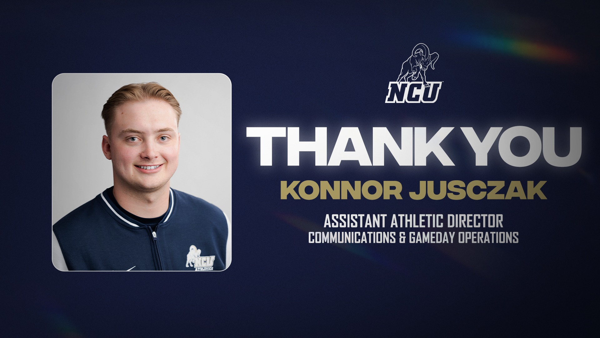 Staff Thank You - Konnor Jusczak