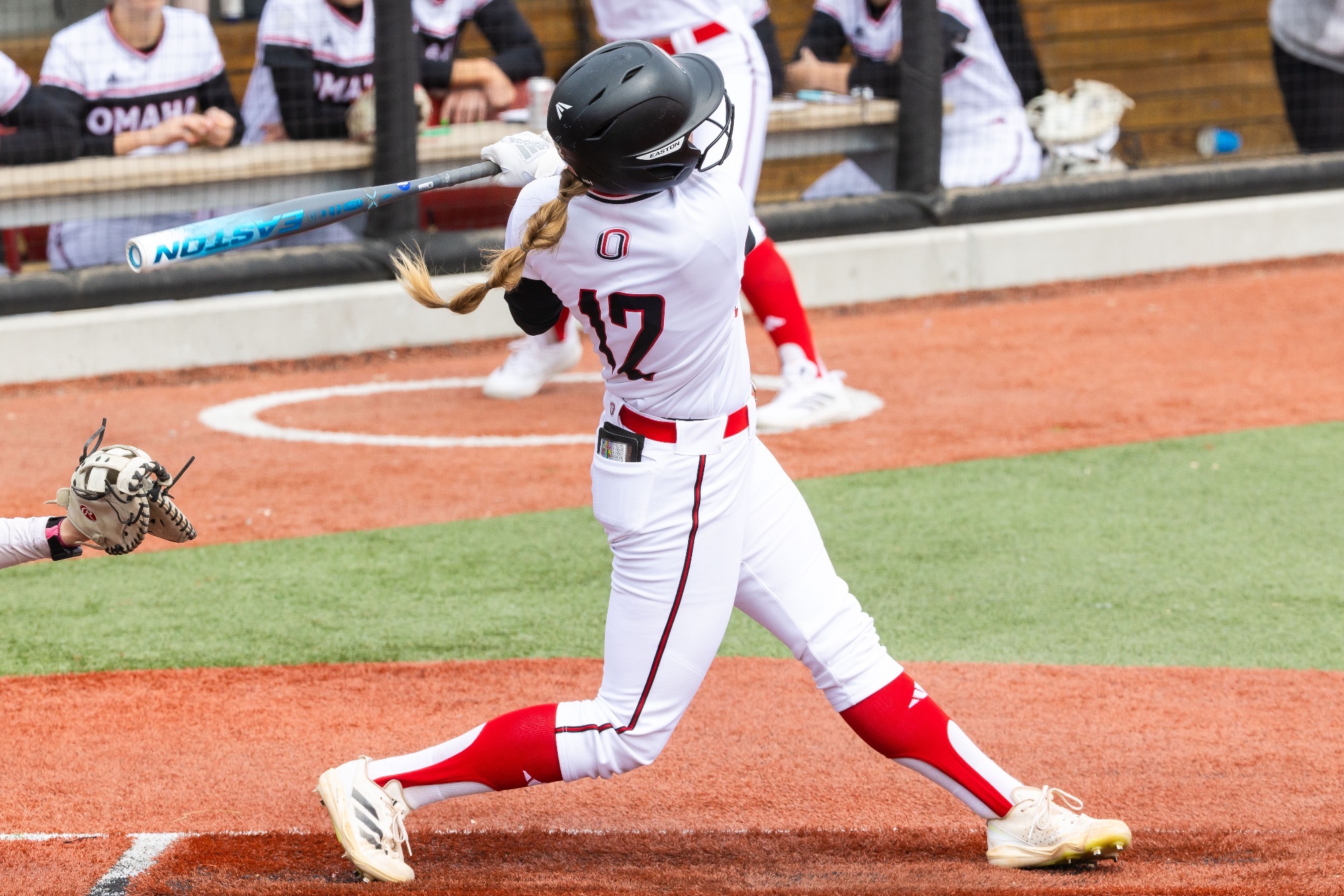 Katherine Johnson batting