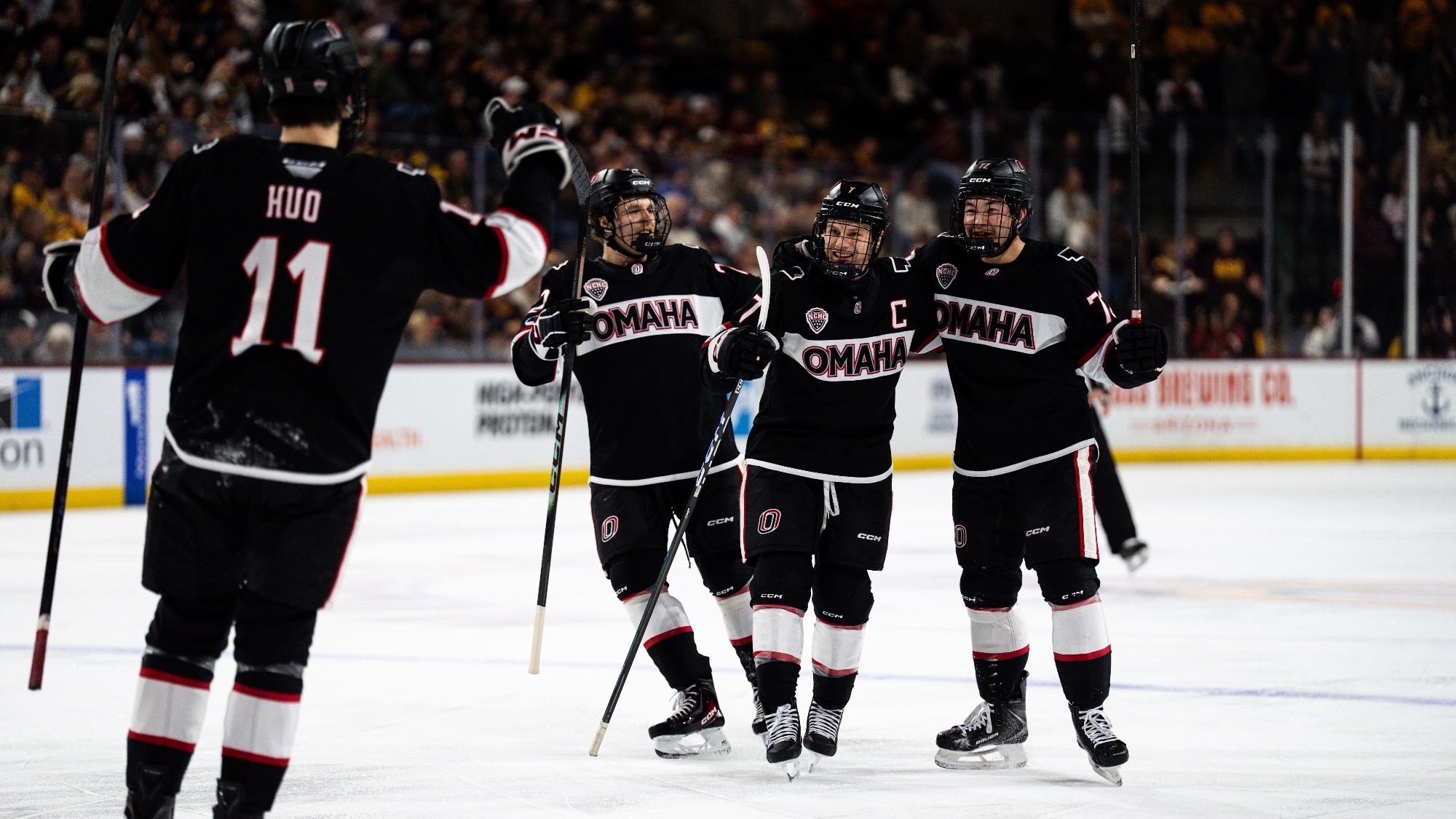 Mavericks Celebrate Nguyen's Goal