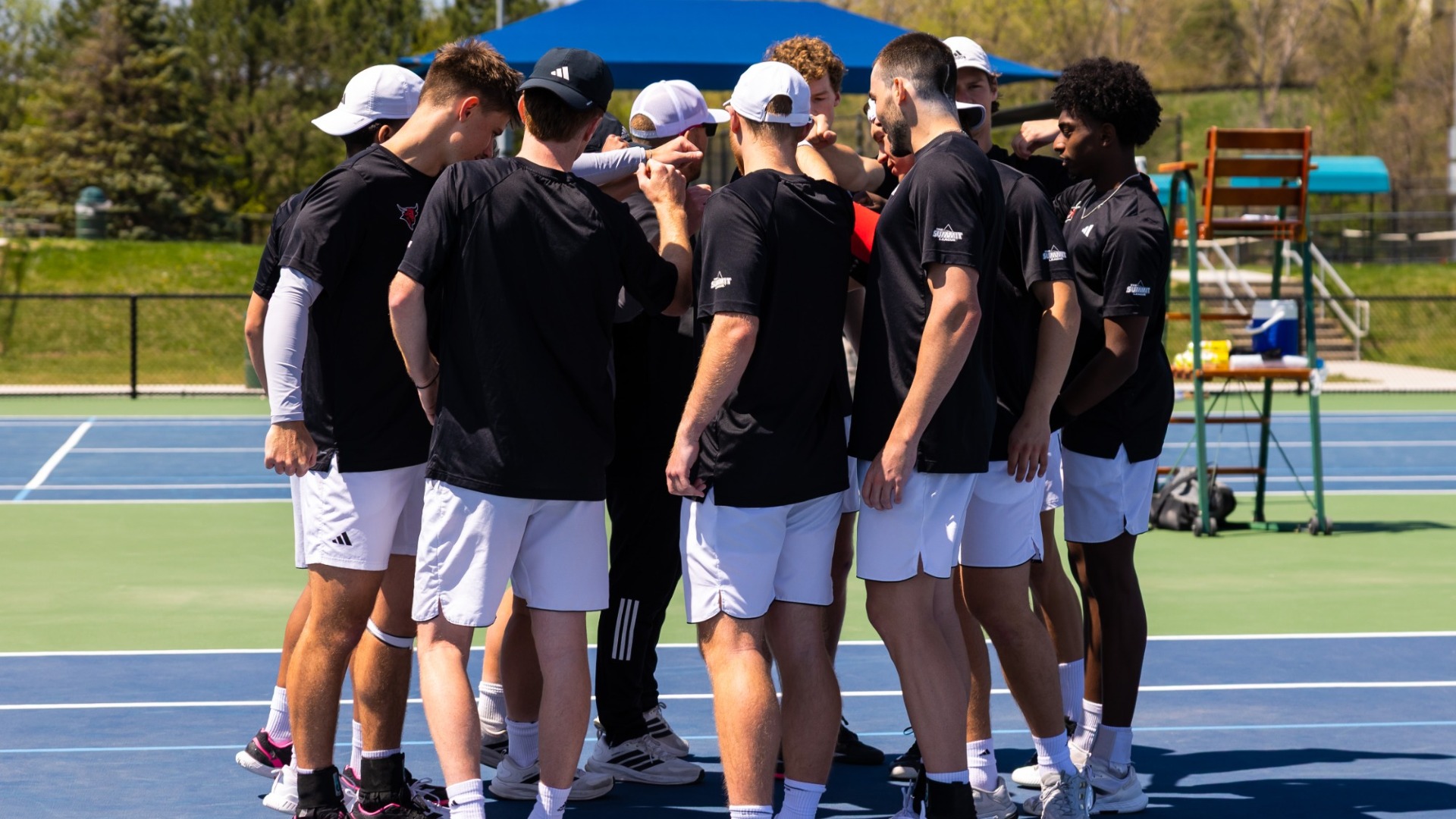 Men's Tennis Huddle