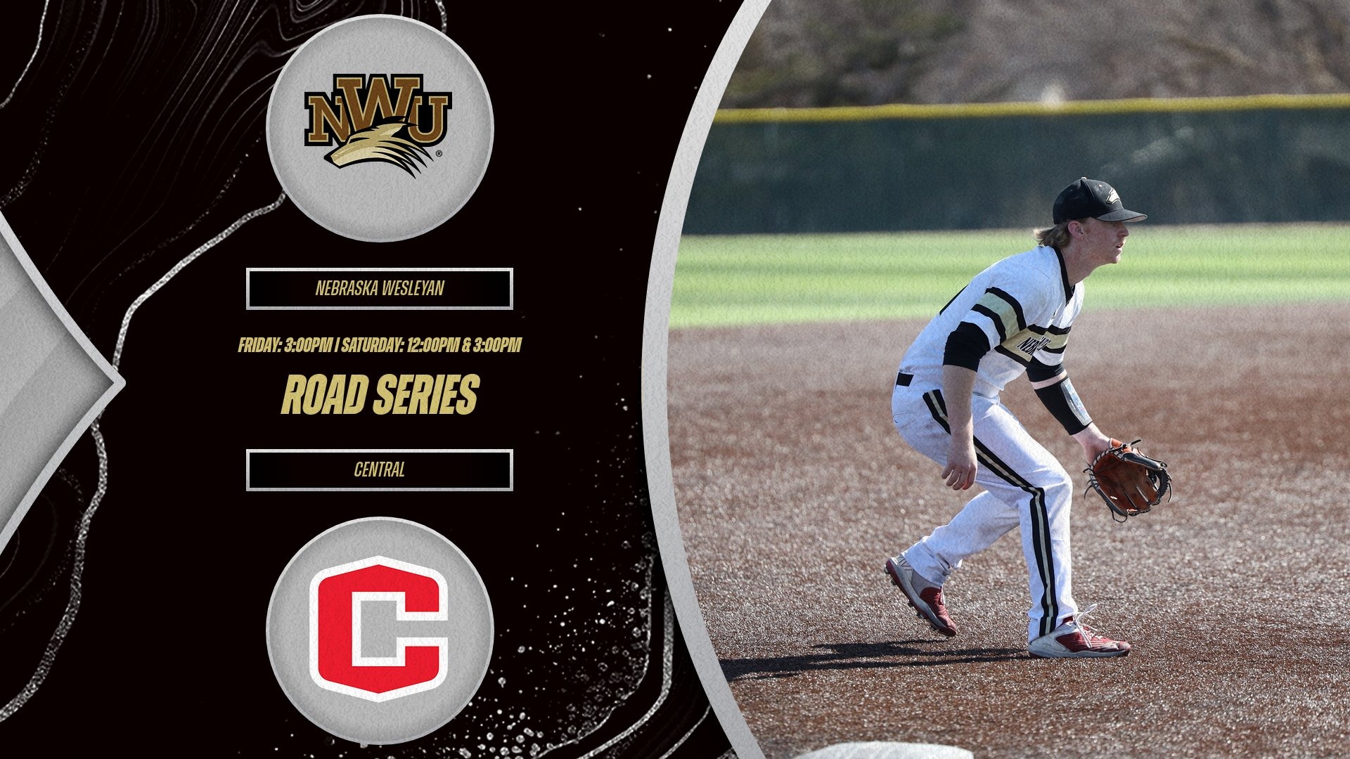 Baseball Continues Road Swing at Central College Nebraska Wesleyan