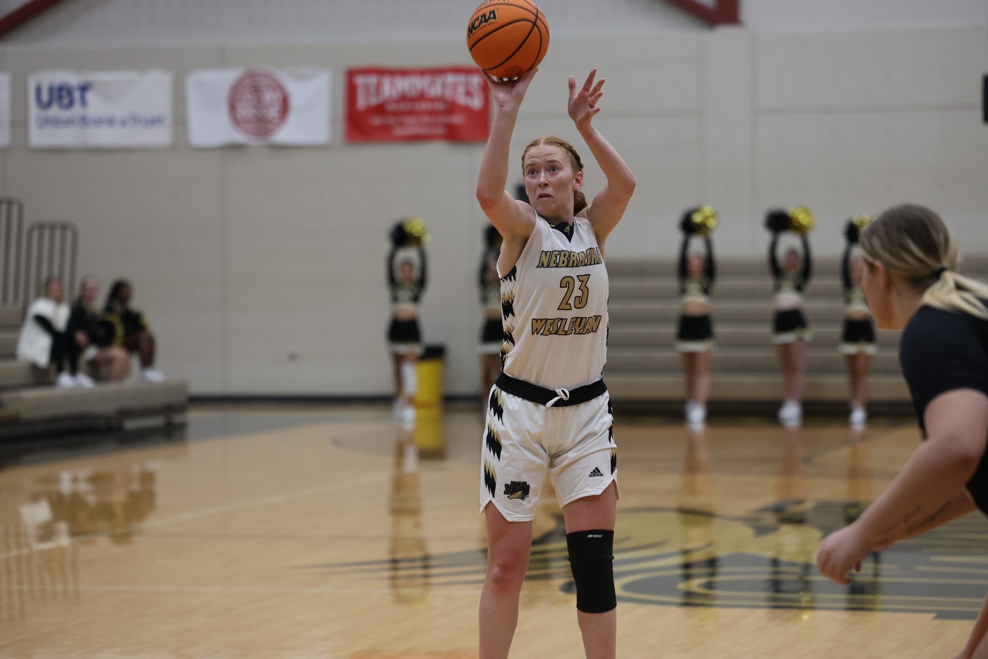 Carney Black shoots a free throw against Bellevue