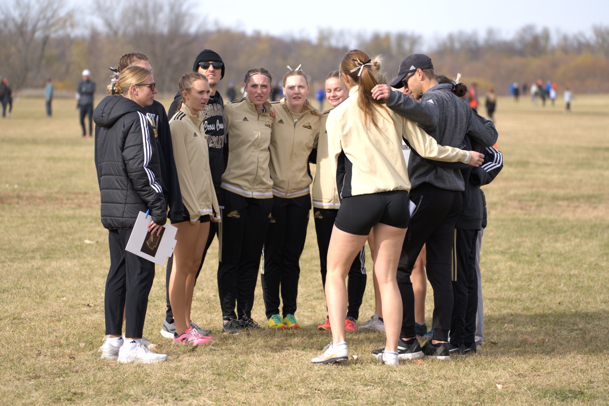 Team Meeting before the A-R-C Cross Country race