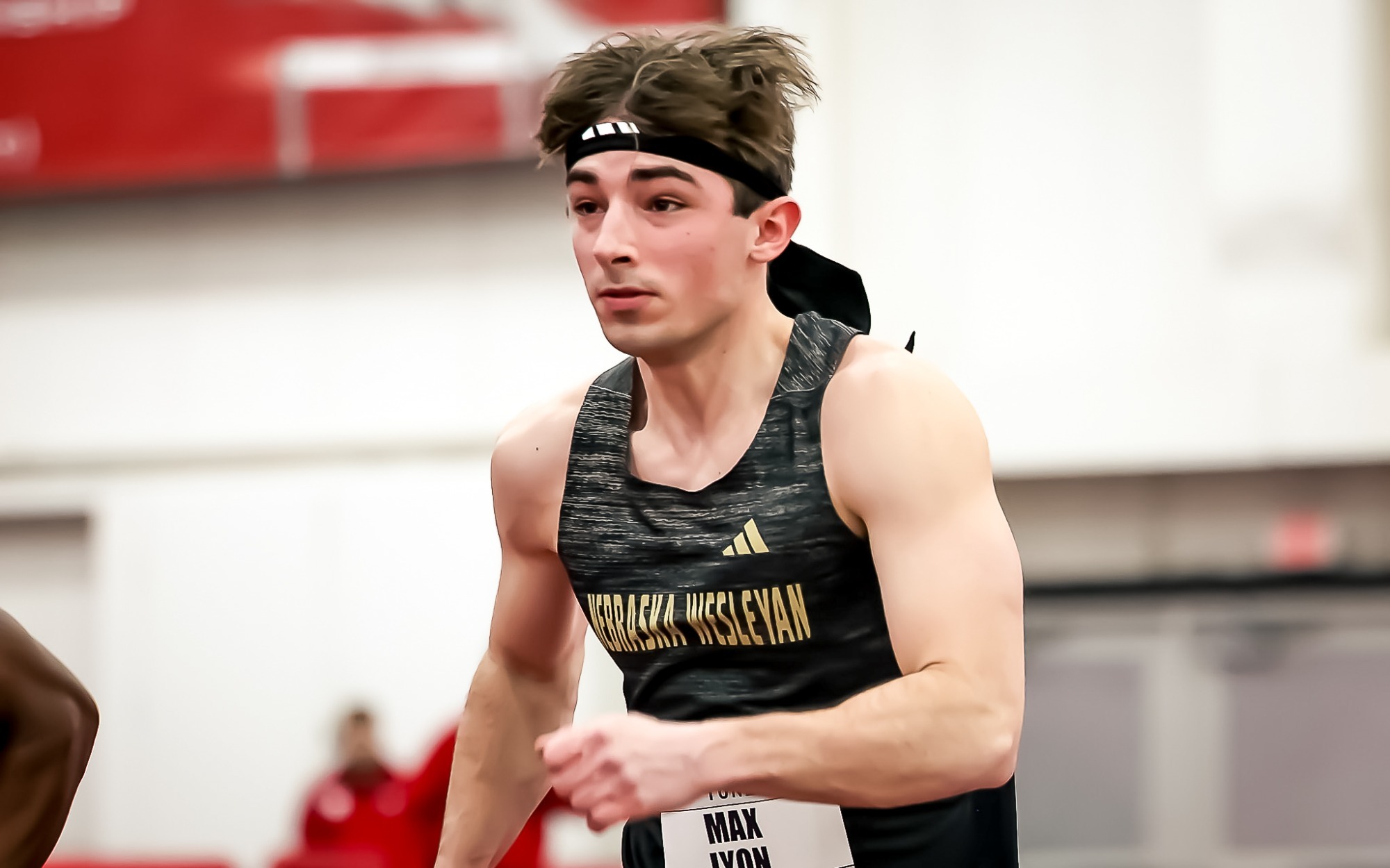 Max Lyon sprints out of the blocks