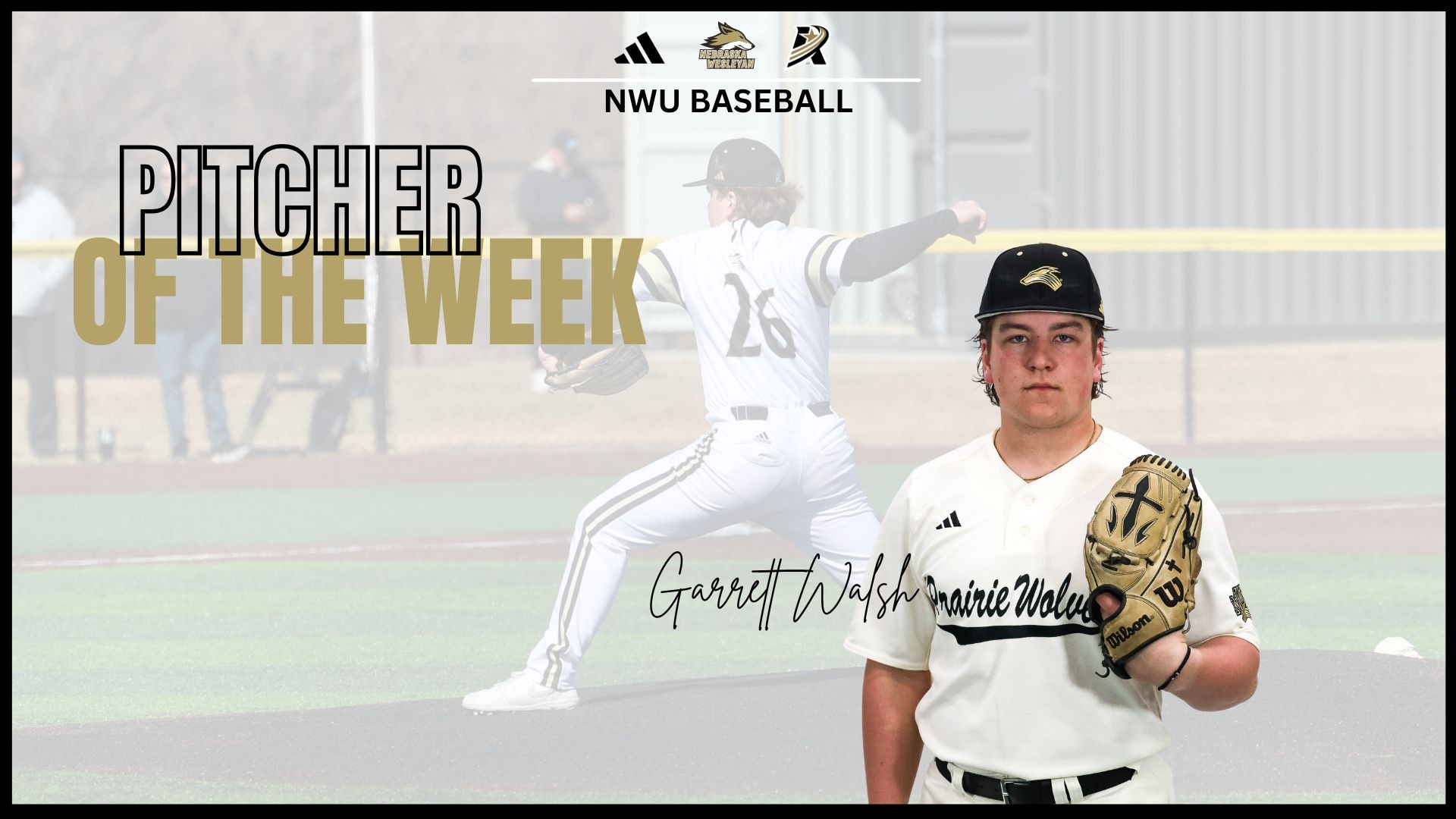 Garrett Walsh Pitcher of the Week Graphic