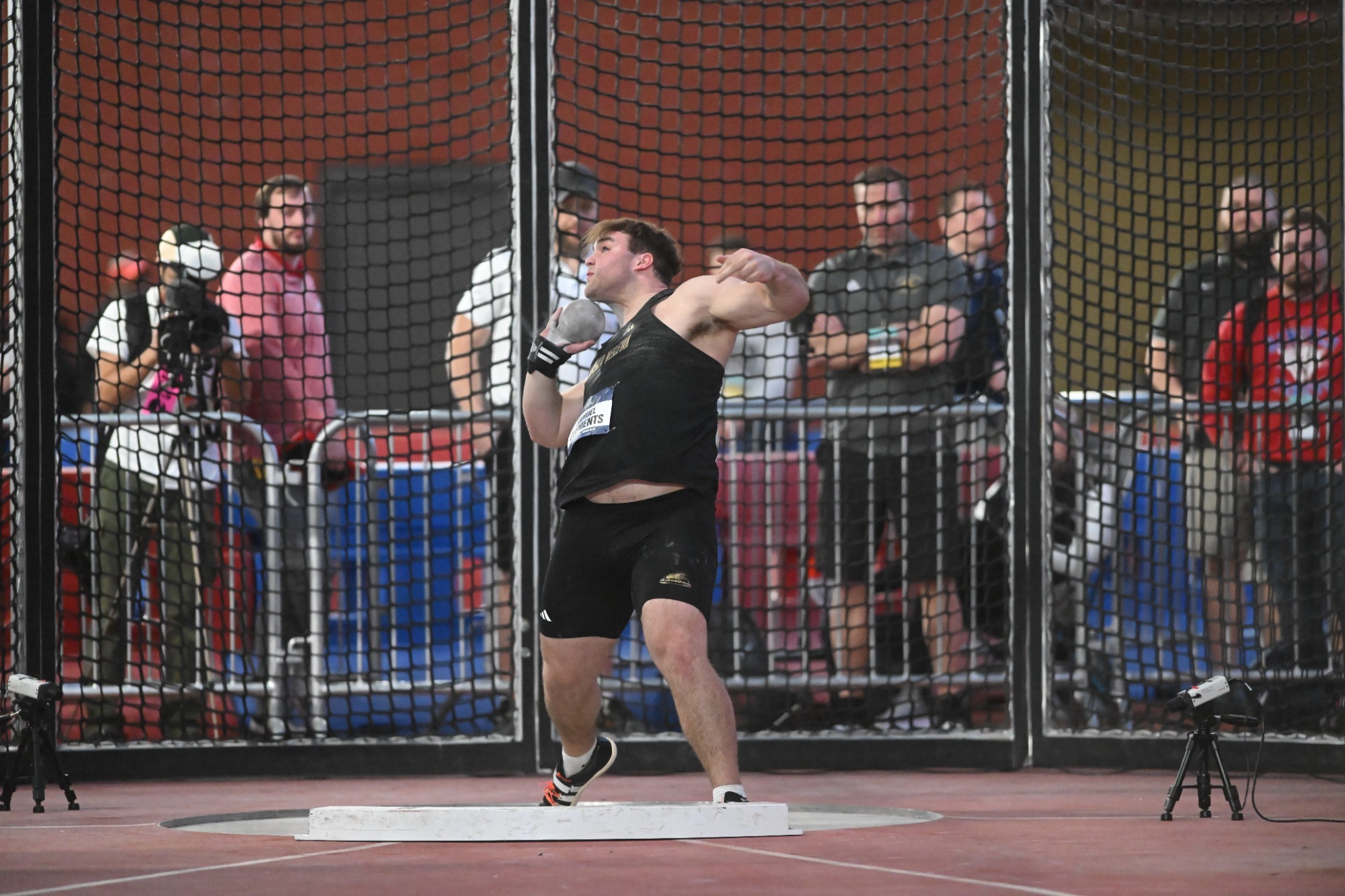 Sam Clements competes at the 2026 NCAA Indoor Championships