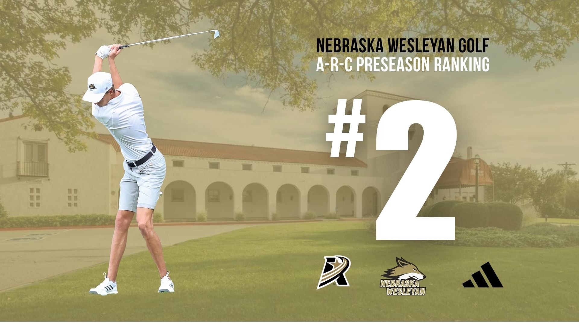 Men's Golf ranked #2 in A-R-C Preseason Rankings