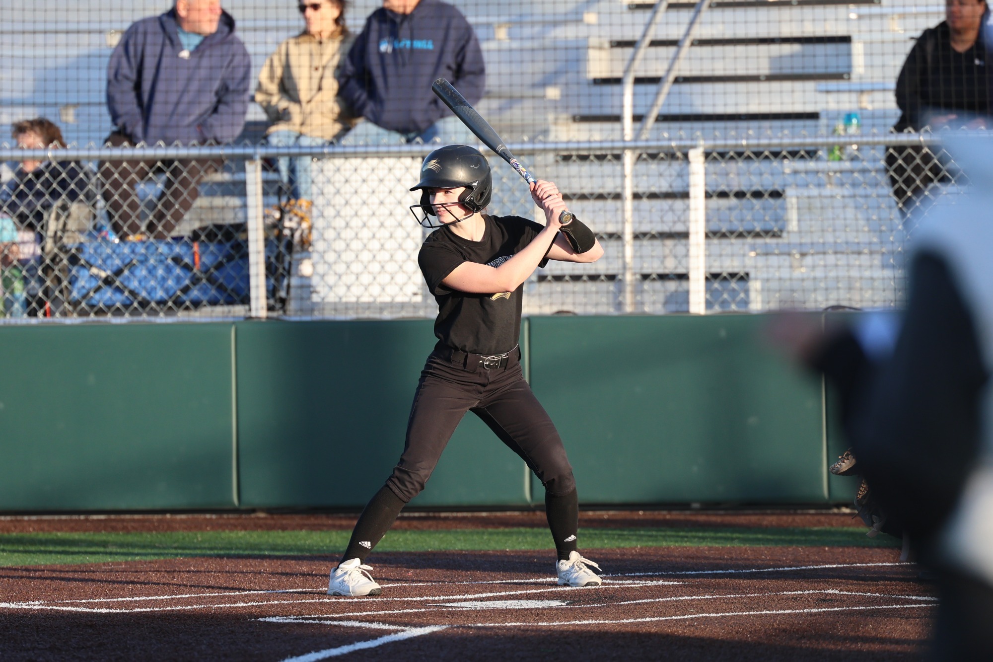 Kenzie Heedum bats against SCC