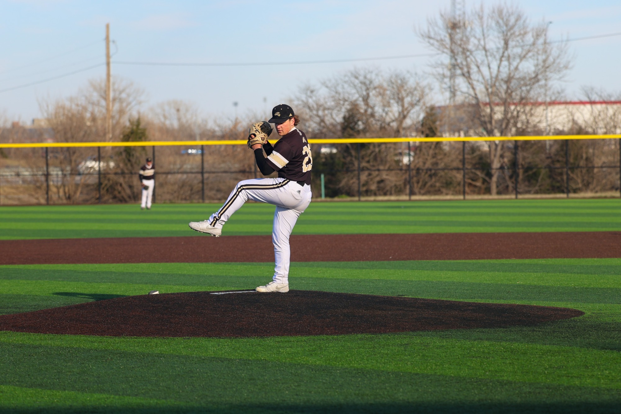 Ben Sterbens pitches against Howard Payne