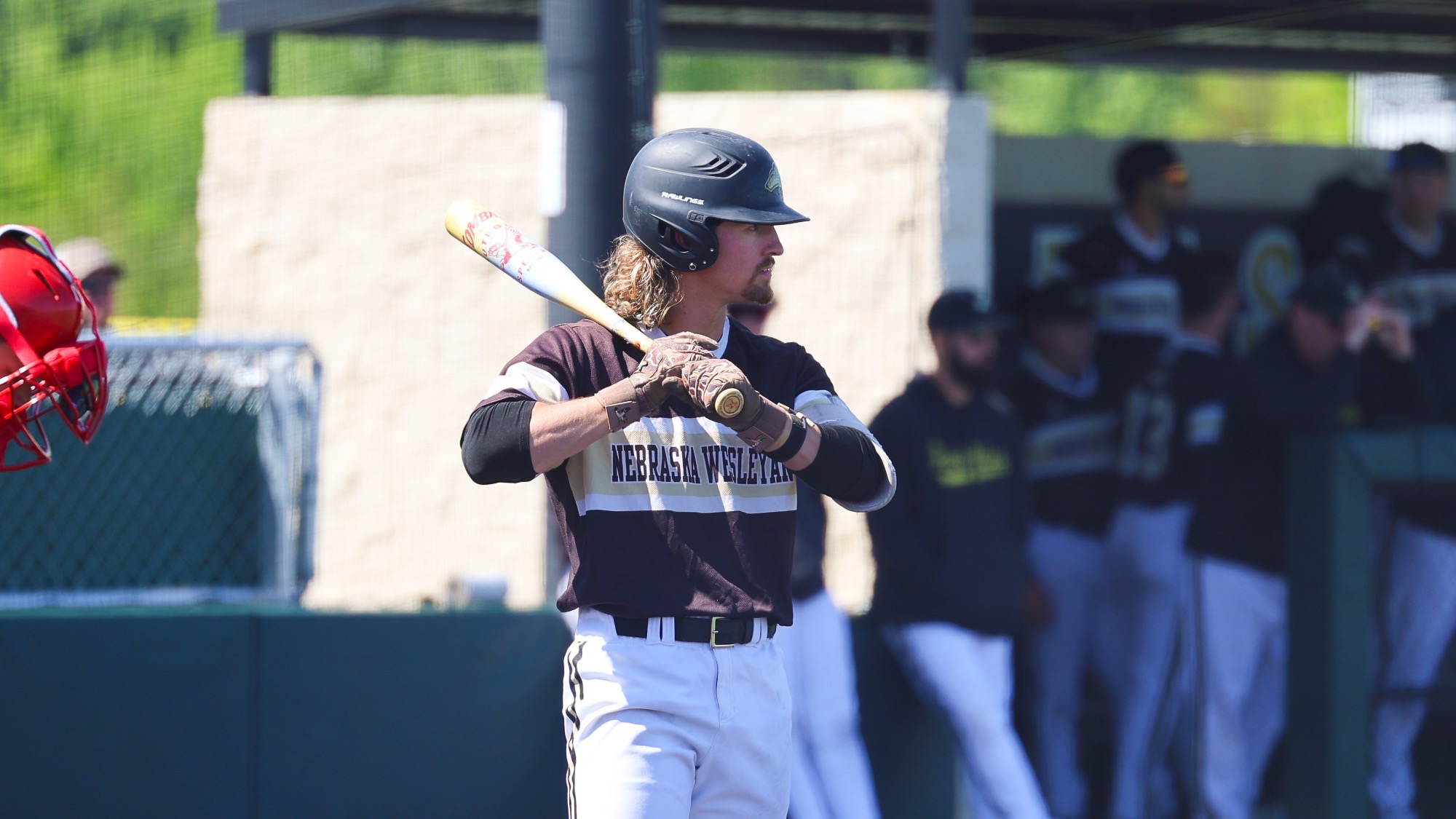 Cohle Sherman steps into the batters box against Central