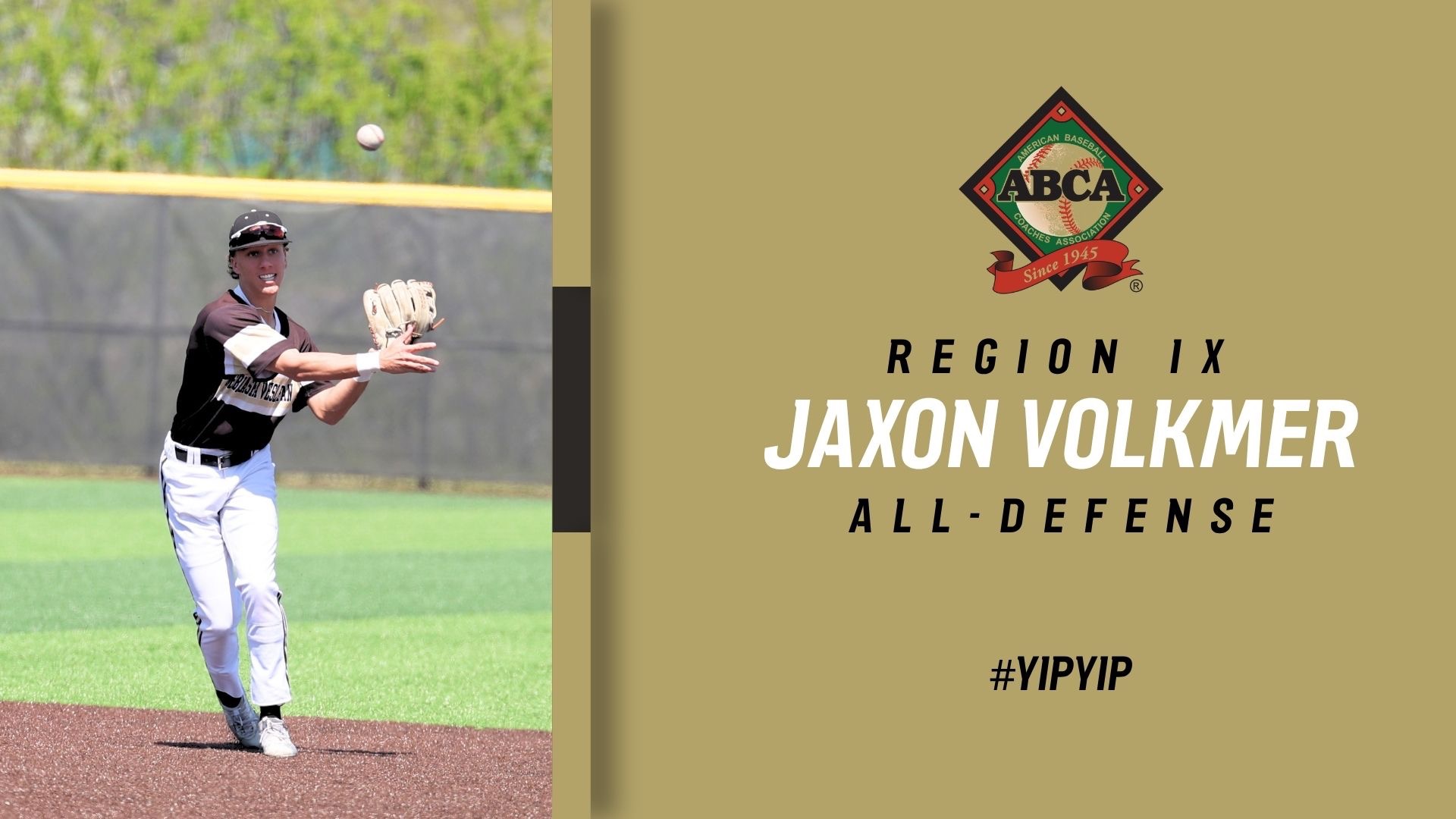 Jaxon Volkmer ABCA All-Defense Graphic