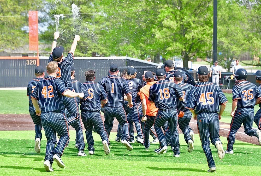 Carson Hilton walks off Fort Scott