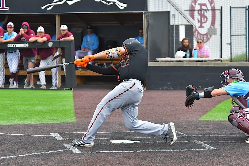 Maverick Williamson with his 21st home run of the season. 