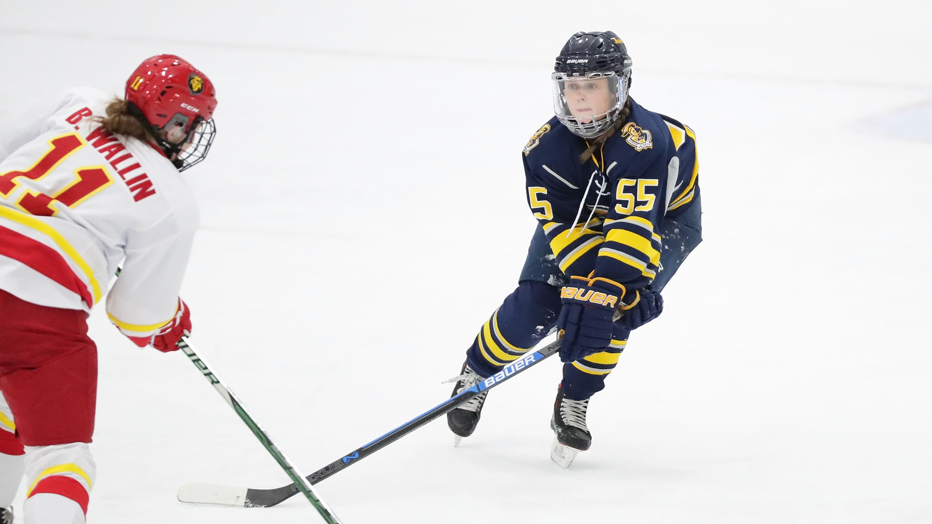 Women’s Hockey Doubled Up by Arcadia Neumann University Athletics