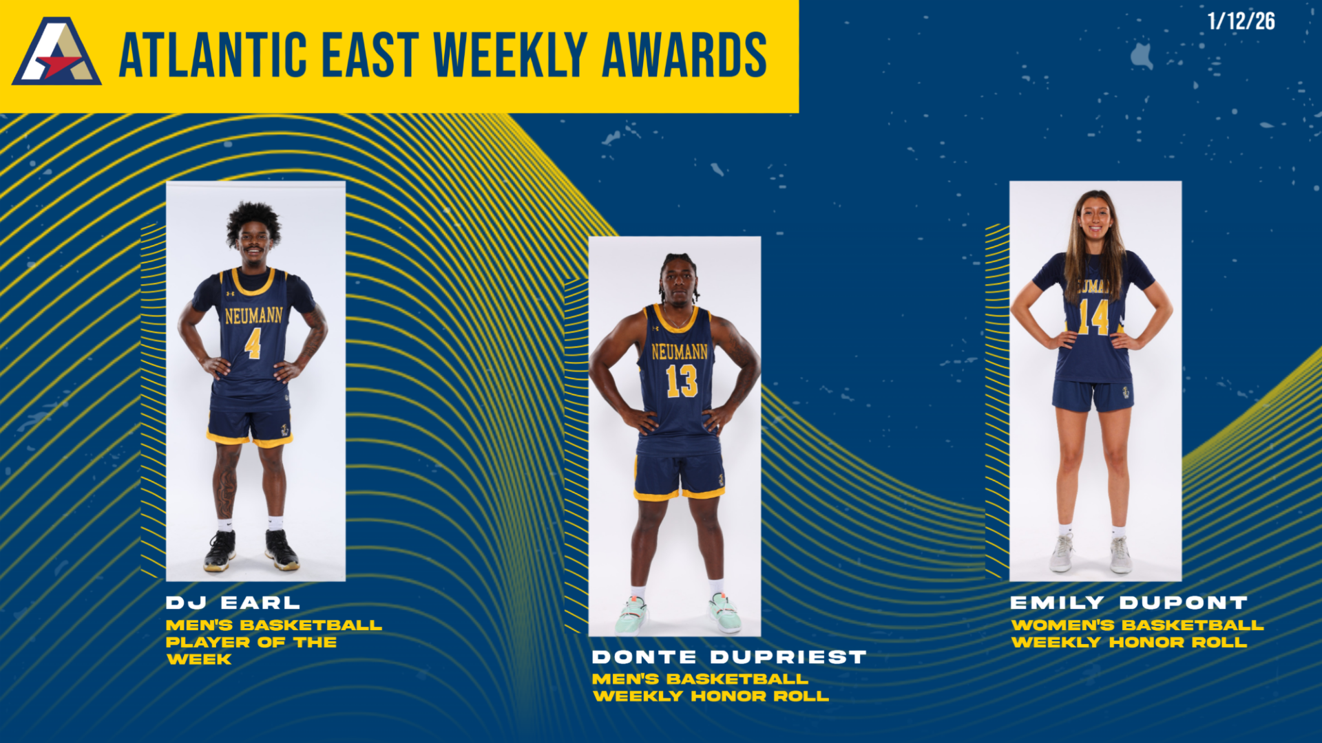 AEC Weekly Awards 1/12/26